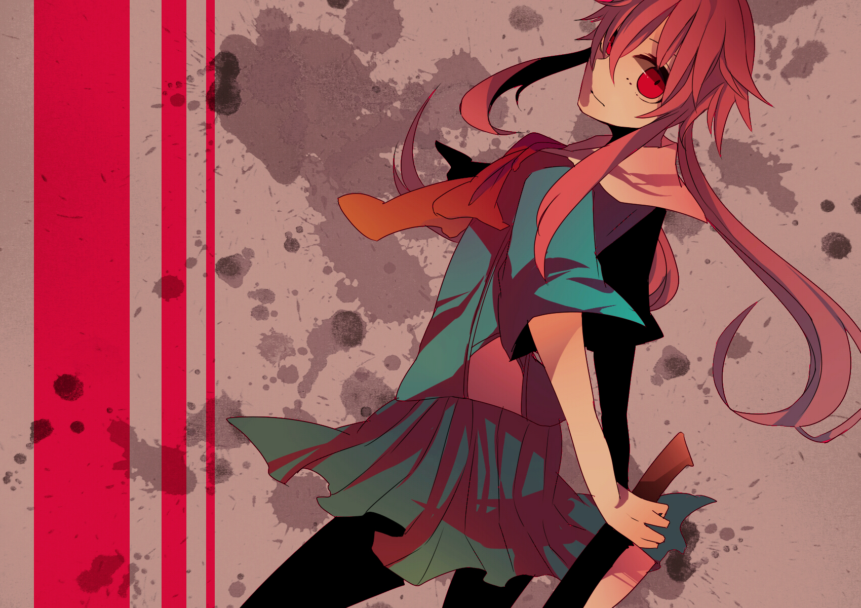 Download mobile wallpaper Future Diary, Yuno Gasai, Mirai Nikki, Anime for free.