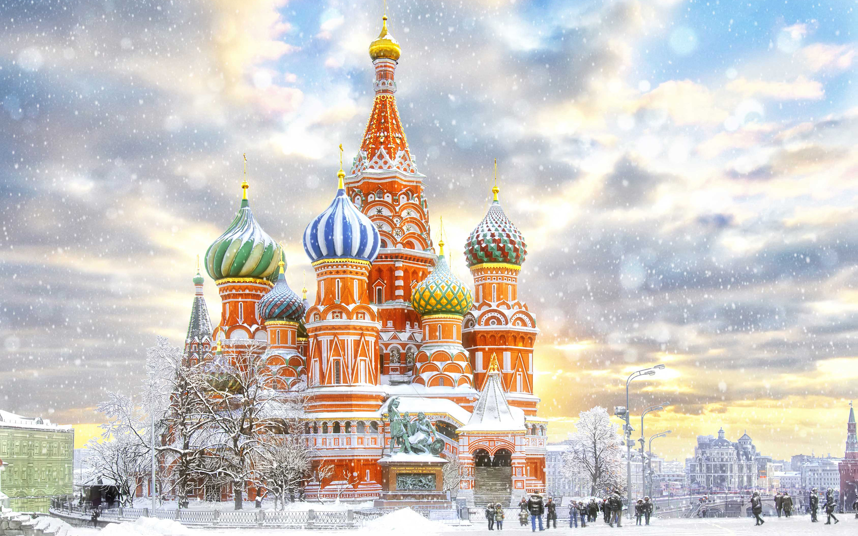 486727 скачать обои москва, россия, собор василия блаженного, купол, зима, религиозные, кафедральный собор, соборы - заставки и картинки бесплатно