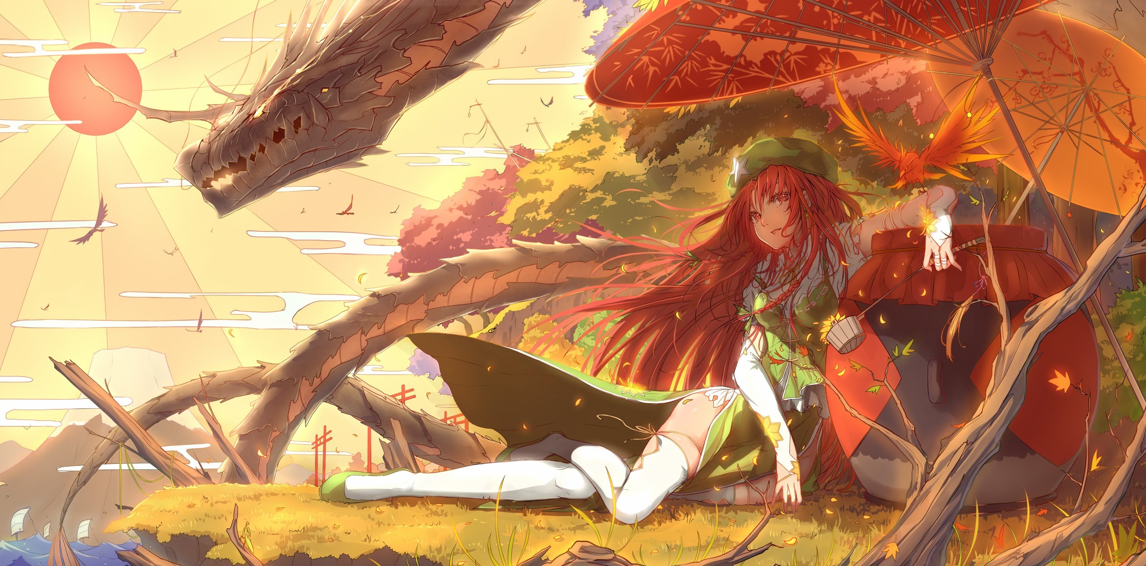 Download mobile wallpaper Anime, Touhou, Hong Meiling for free.