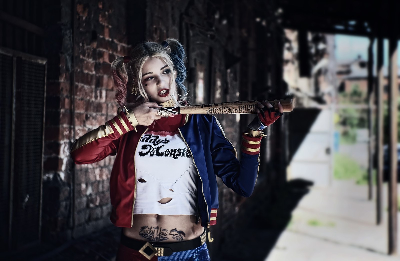 Free download wallpaper Women, Harley Quinn, Dc Comics, Cosplay, Suicide Squad on your PC desktop