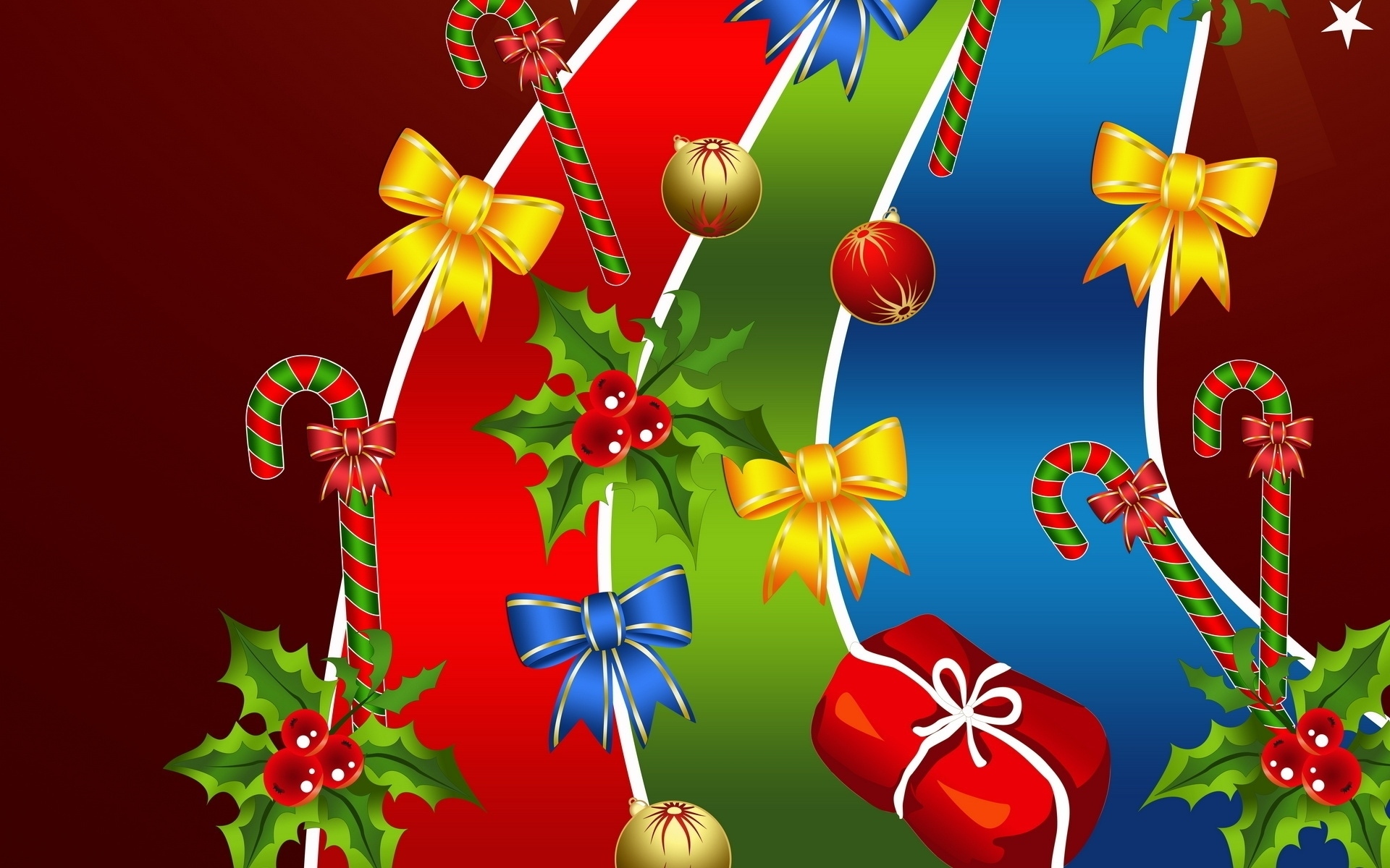 Téléchargez des papiers peints mobile Noël, Vacances, Couleurs, Décoration, Sucre D'orge gratuitement.