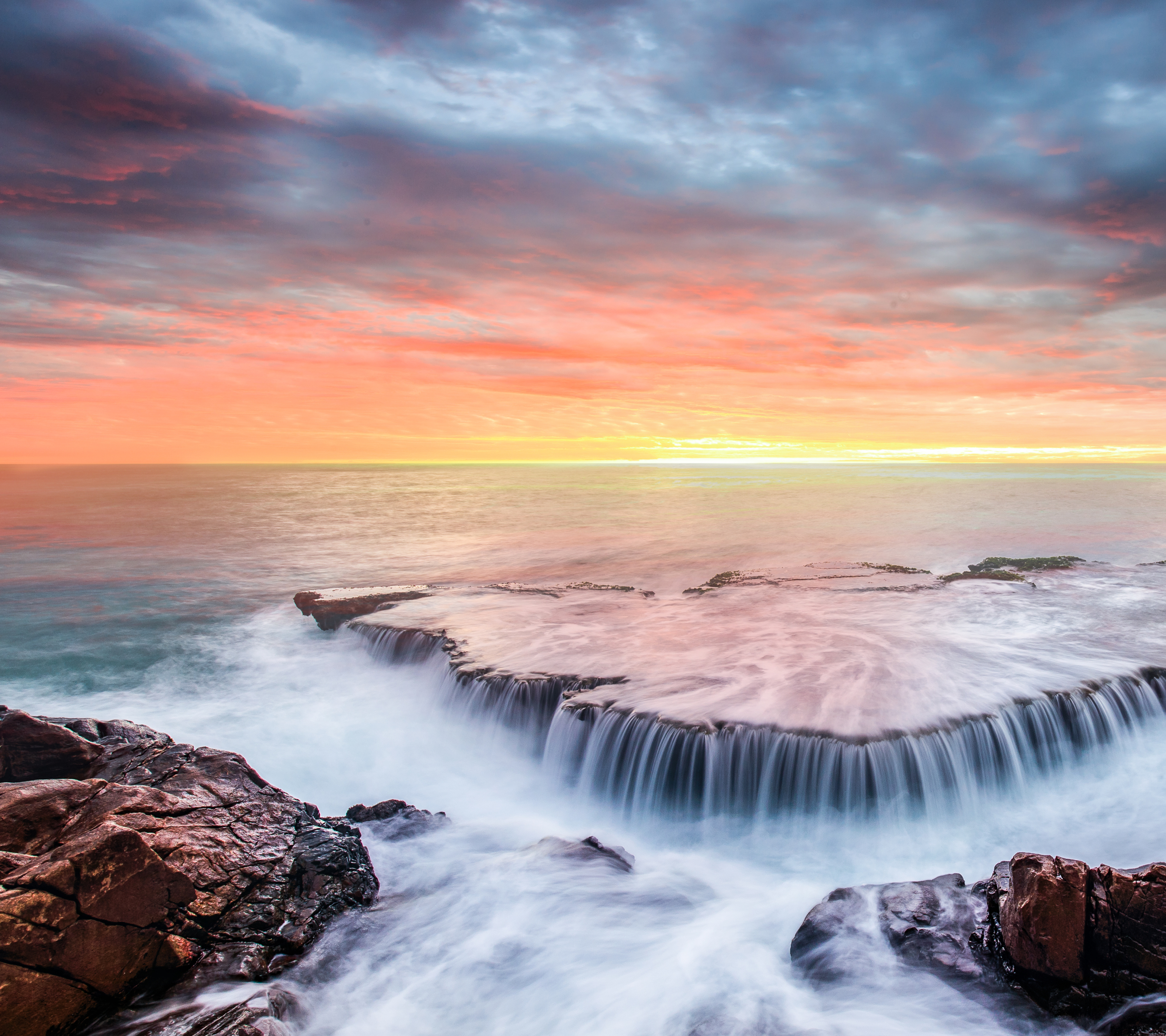 Laden Sie das Horizont, Ozean, Erde, Himmel, Sonnenuntergang, Erde/natur-Bild kostenlos auf Ihren PC-Desktop herunter