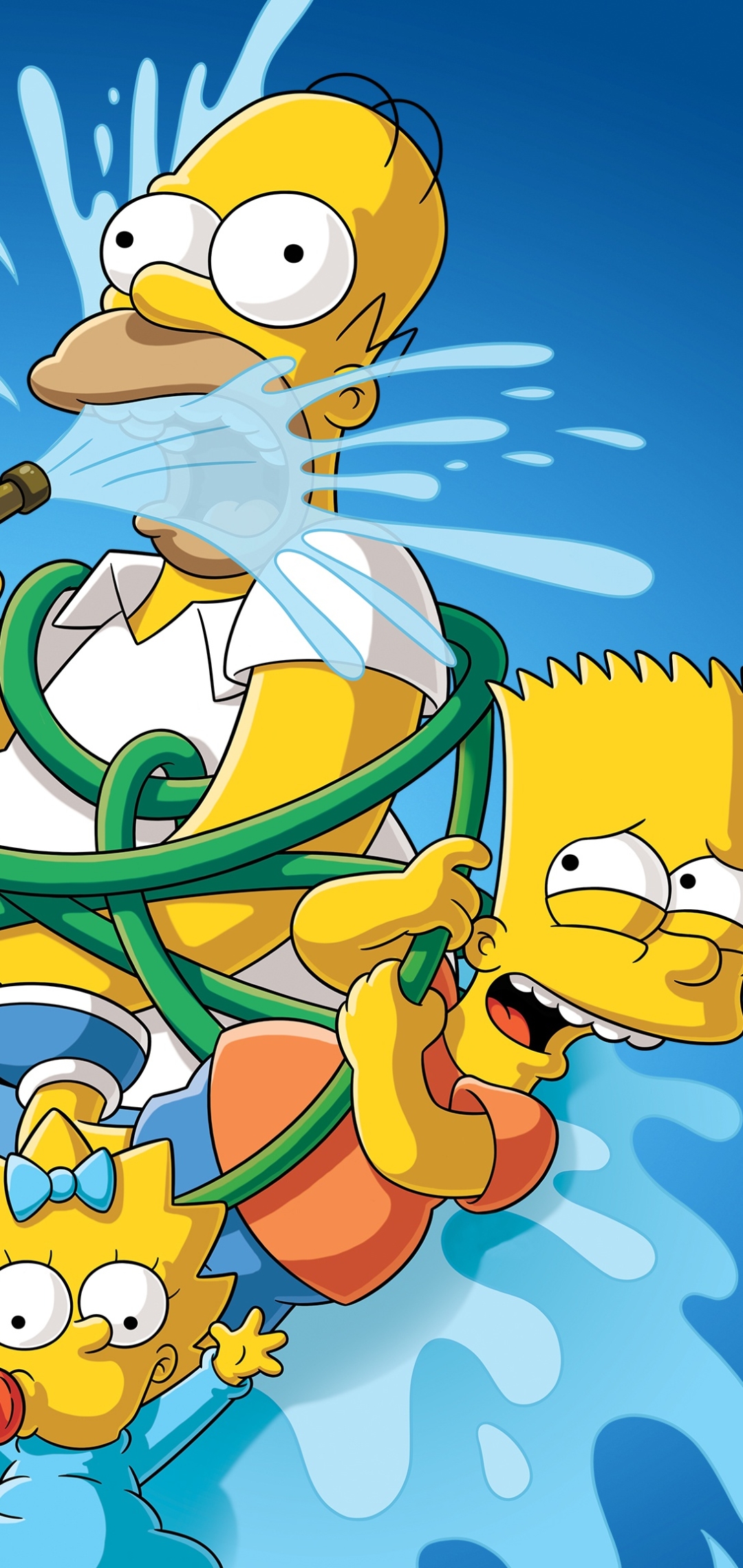 Download mobile wallpaper Cartoon, Homer Simpson, Tv Show, Bart Simpson, The Simpsons for free.