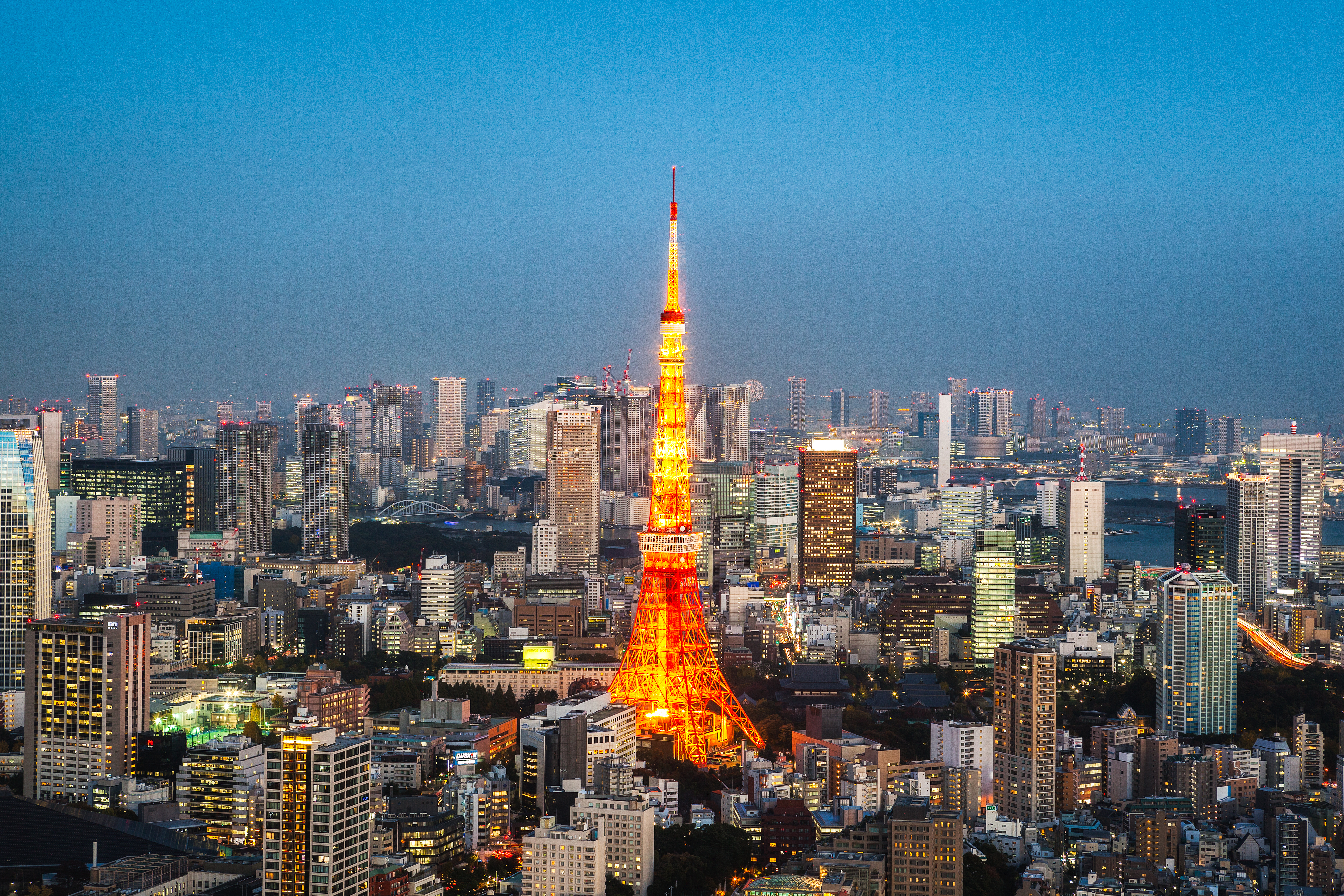 skyscraper, japan, man made, tokyo tower, building, city, cityscape, tokyo