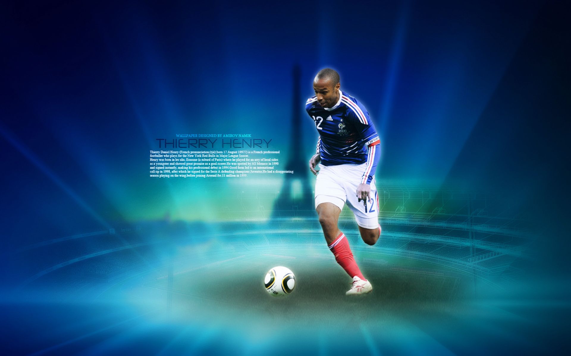 Téléchargez des papiers peints mobile Des Sports, Football, Thierry Henry, Équipe De France De Football gratuitement.