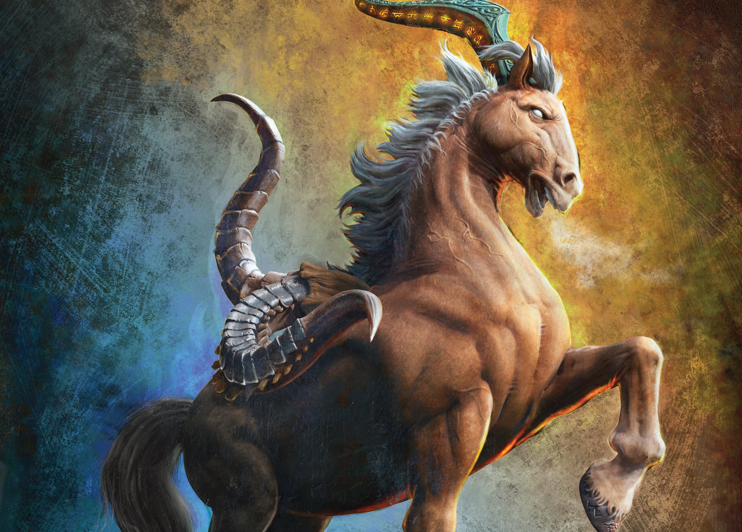 Download mobile wallpaper Fantasy, Creature, Horse for free.
