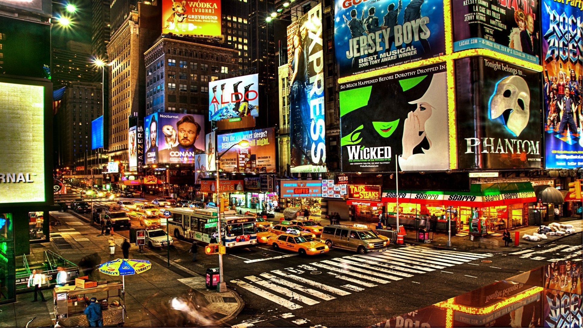 219508 скачать картинку нью йорк, таймс сквер, сделано человеком, город, манхэттен - обои и заставки бесплатно