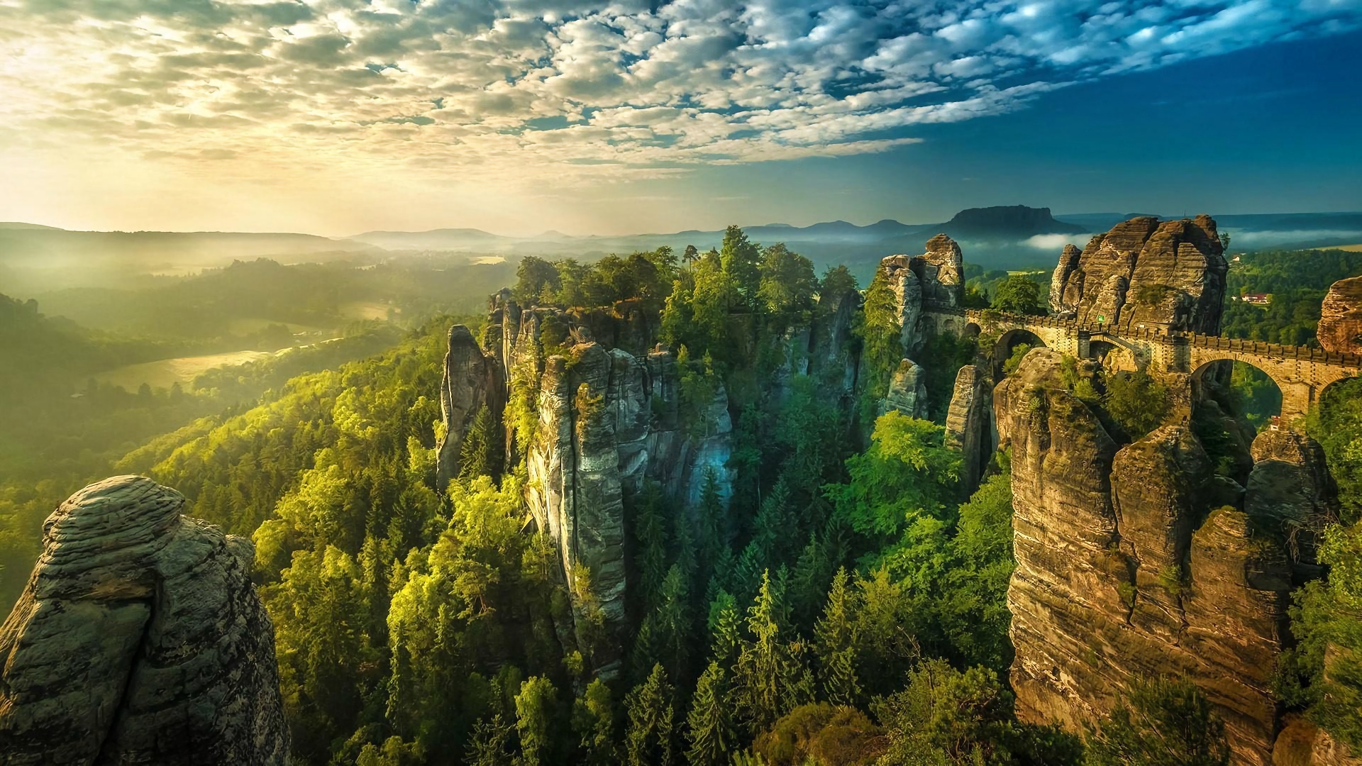 PCデスクトップに風景, 木, 山, 崖, 地球, ドイツ画像を無料でダウンロード