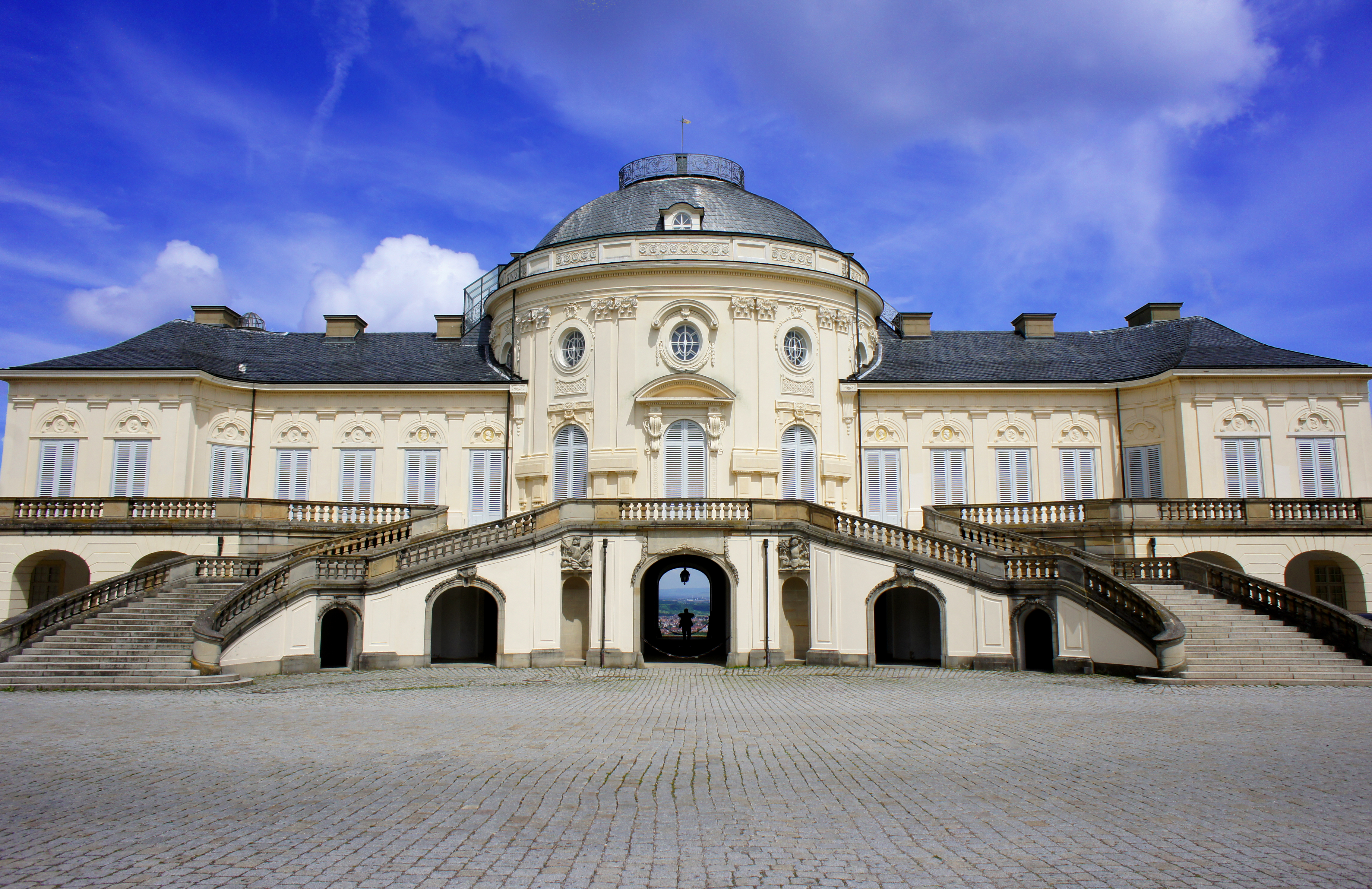 man made, castle solitude, germany, palaces