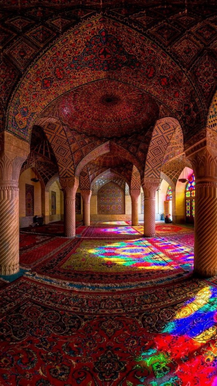 1088514 Hintergrundbild herunterladen religiös, nasir al mulk moschee, iran, moscheen - Bildschirmschoner und Bilder kostenlos