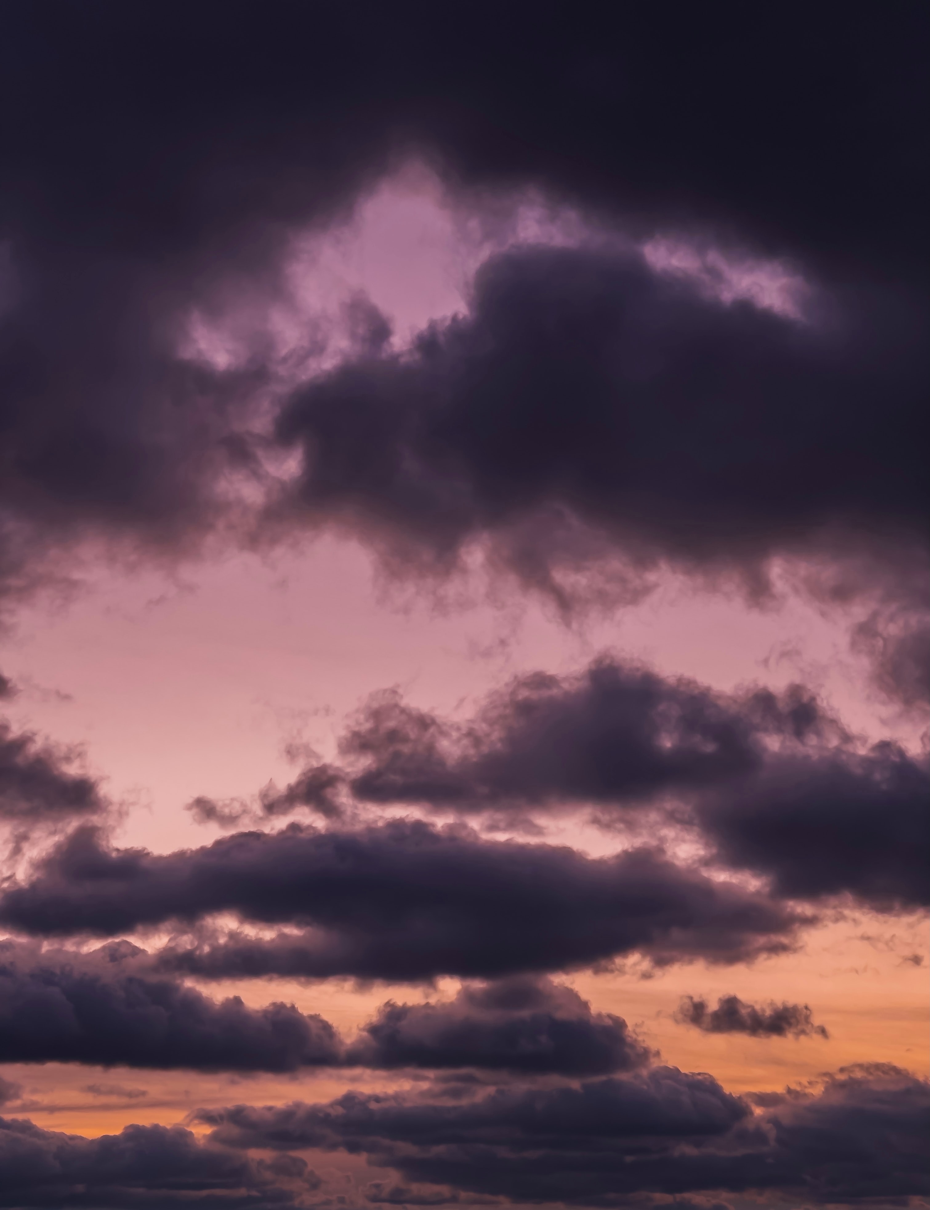 Descarga gratuita de fondo de pantalla para móvil de Cielo, Oscuridad, Crepúsculo, Naturaleza, Nubes.