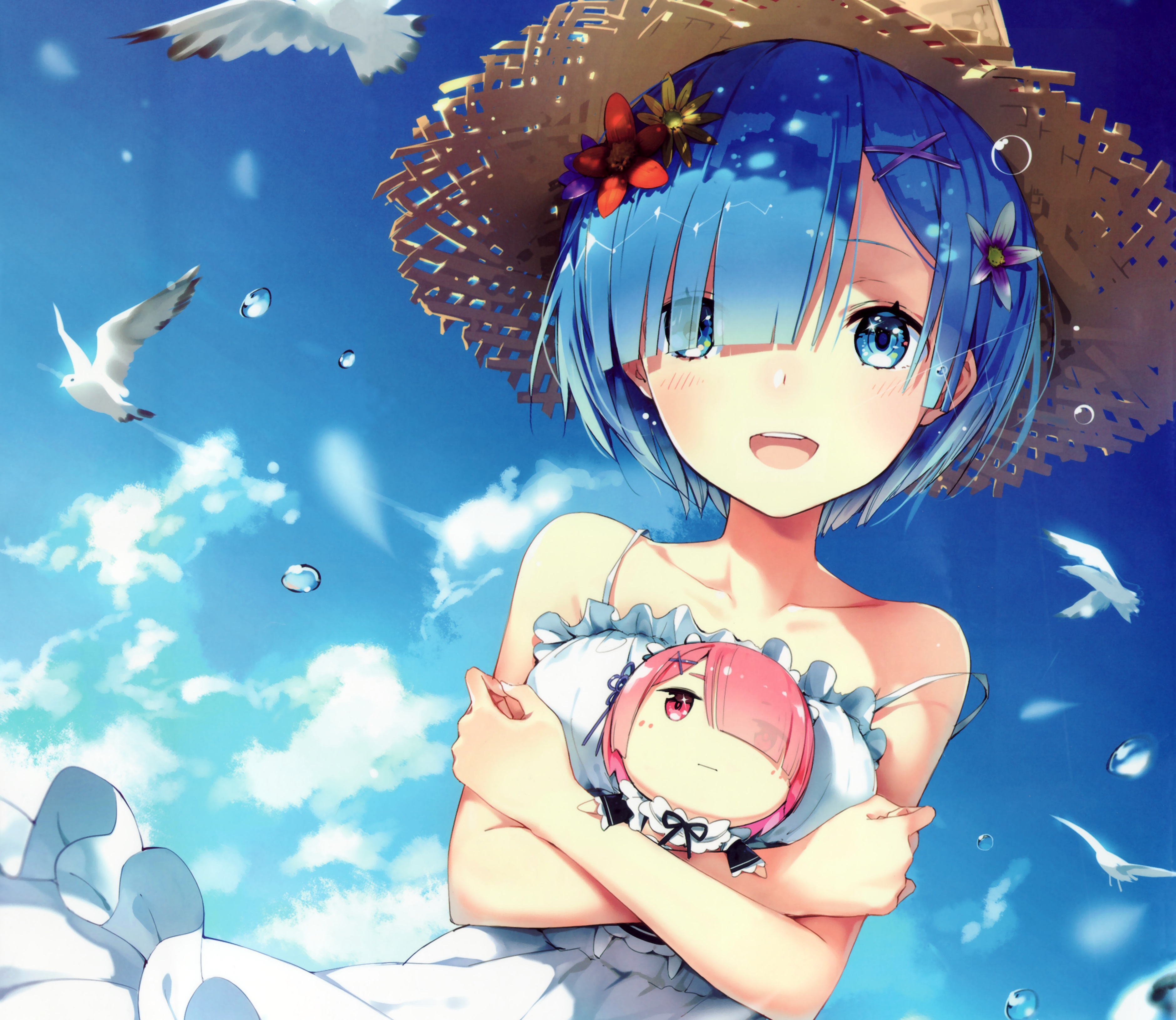 Download mobile wallpaper Anime, Re:zero Starting Life In Another World, Ram (Re:zero), Rem (Re:zero) for free.