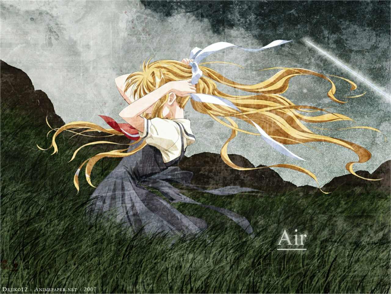 Free download wallpaper Anime, Air, Misuzu Kamio on your PC desktop