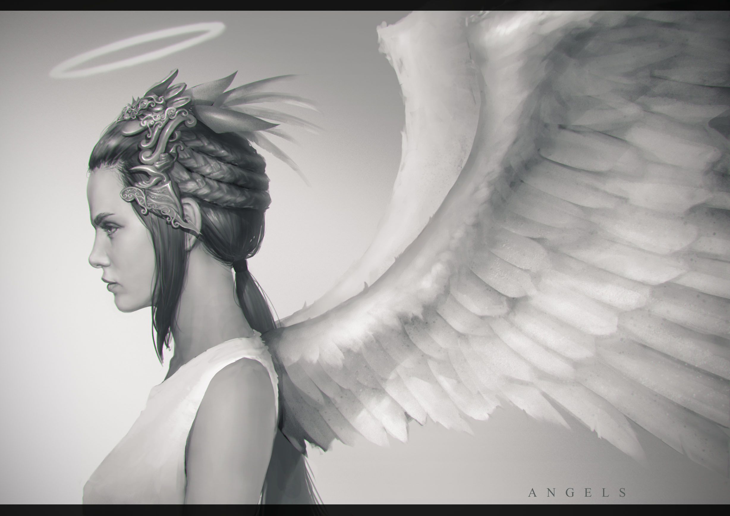 Free download wallpaper Fantasy, Angel on your PC desktop