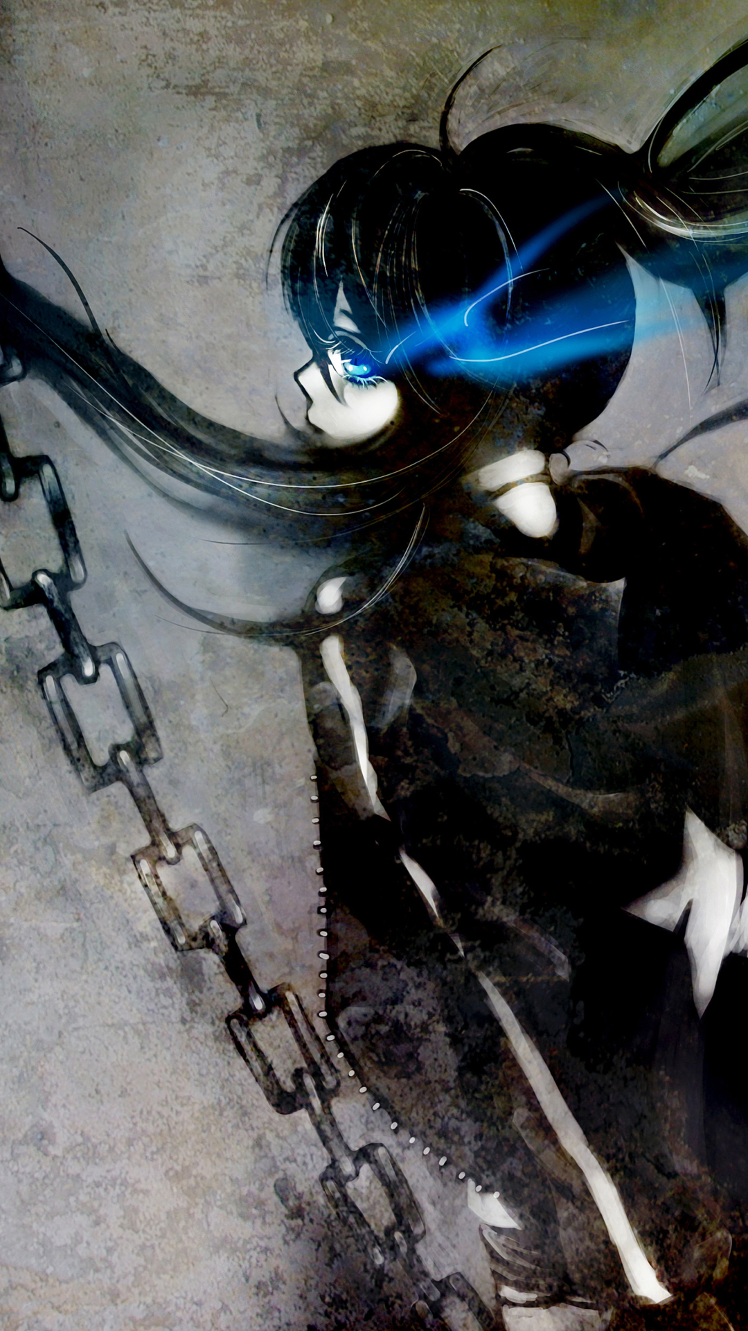 Download mobile wallpaper Anime, Black Rock Shooter for free.