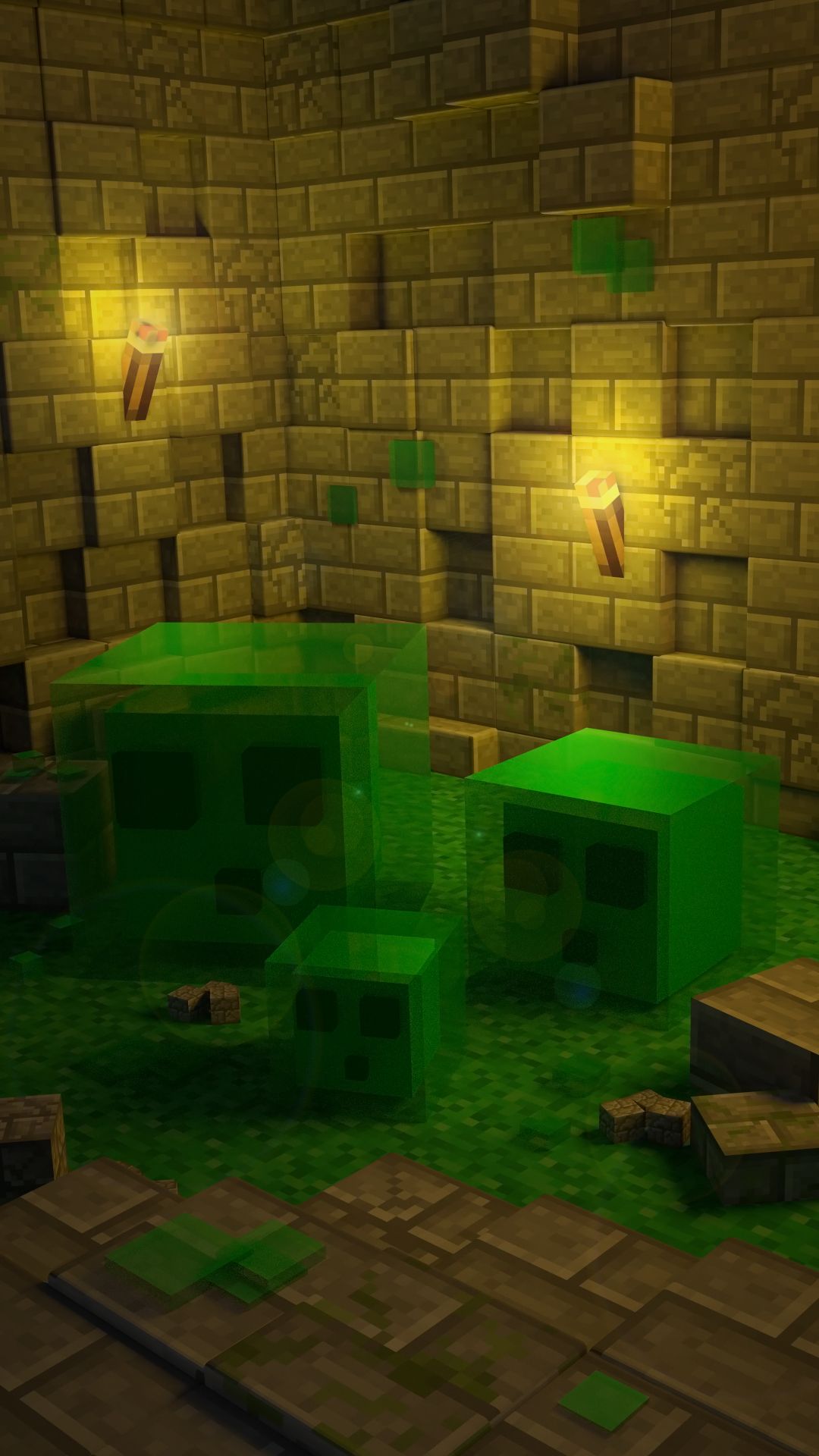 slime (minecraft), video game, minecraft, blender