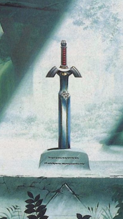video game, the legend of zelda, master sword, zelda Smartphone Background