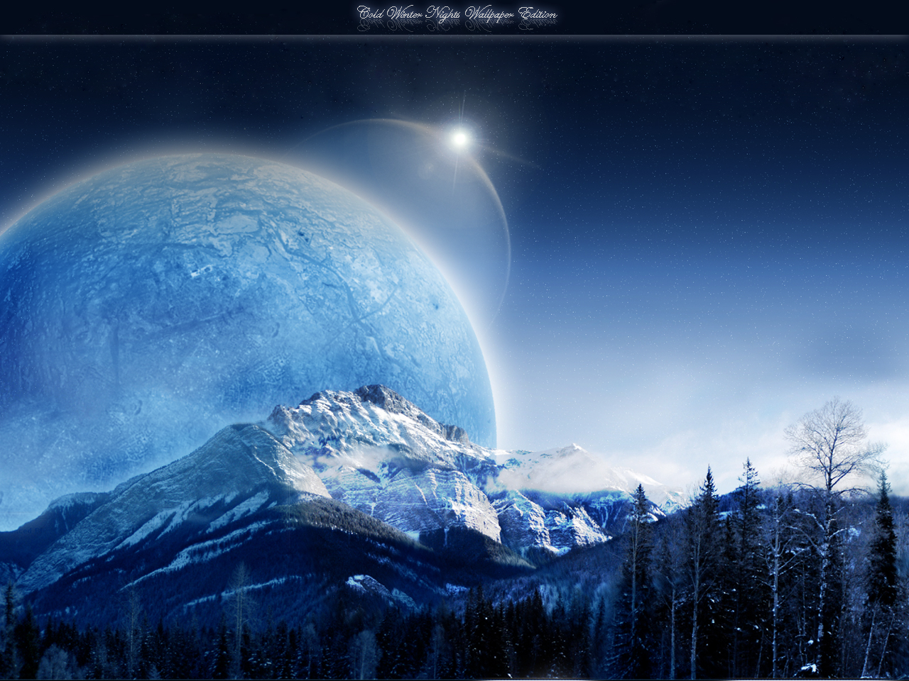1518585 descargar fondo de pantalla ciencia ficción, ascenso del planeta, paisaje, montaña, invierno: protectores de pantalla e imágenes gratis