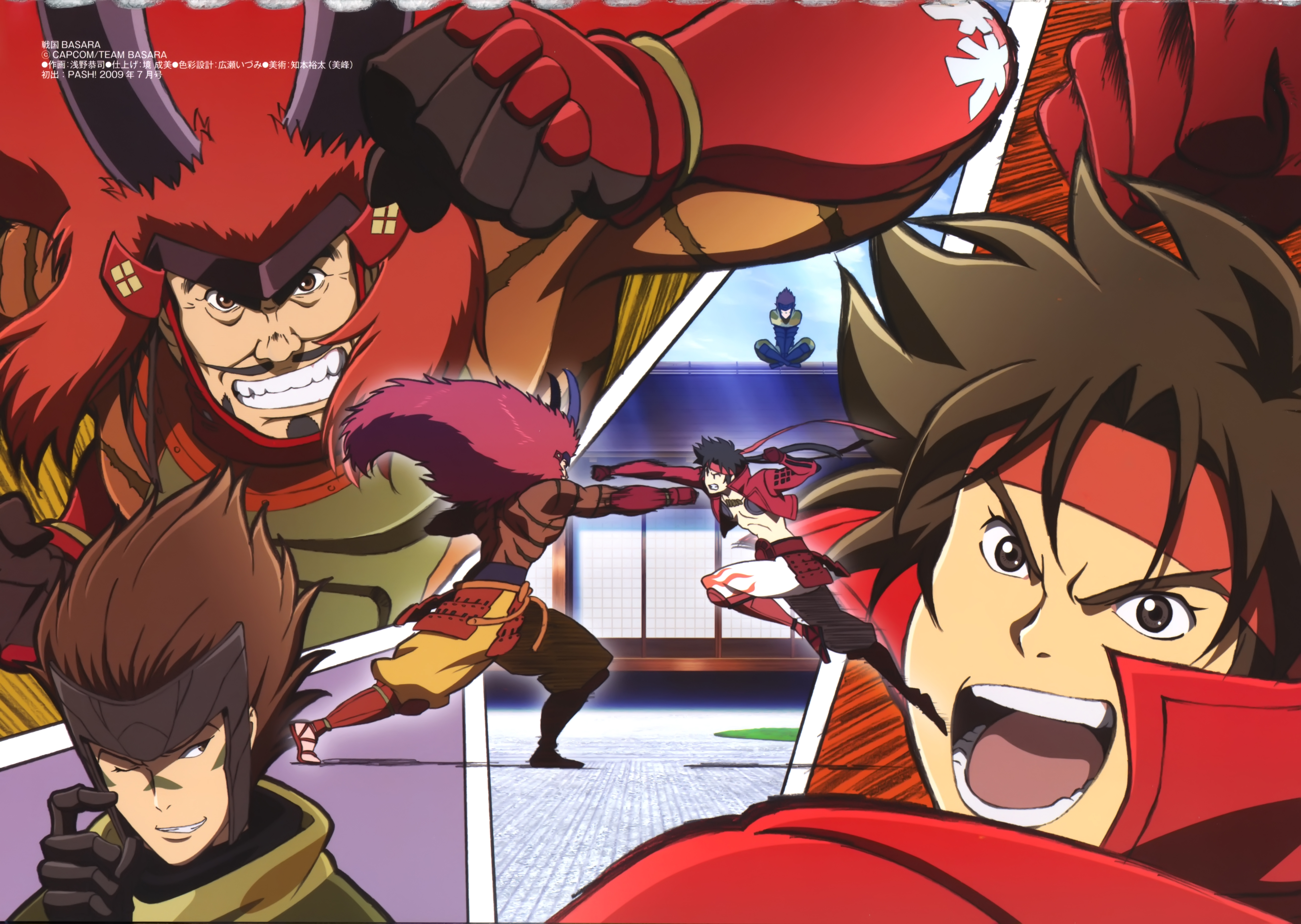 Handy-Wallpaper Animes, Sengoku Basara kostenlos herunterladen.