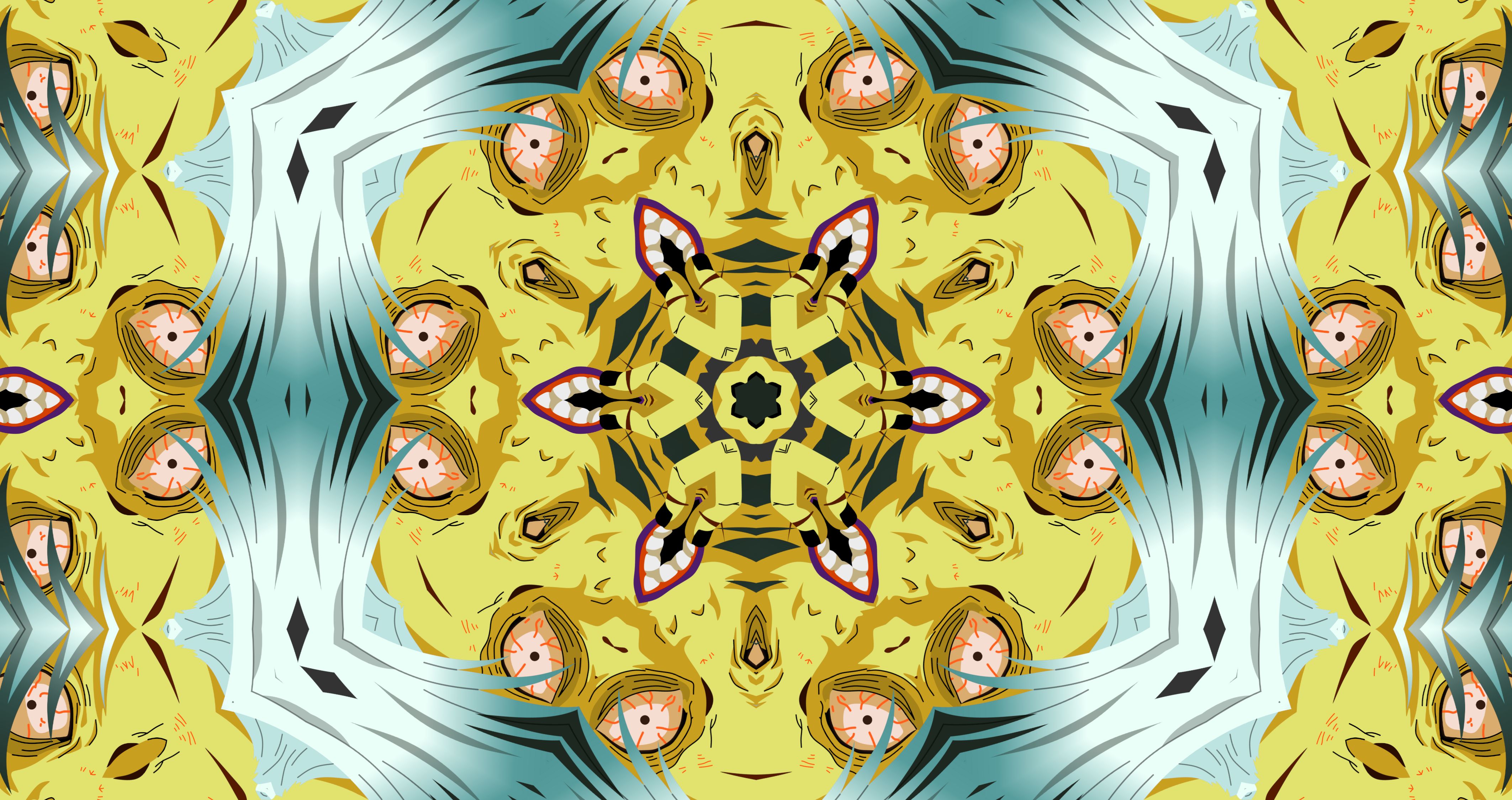 Download mobile wallpaper Abstract, Pattern, Kaleidoscope for free.