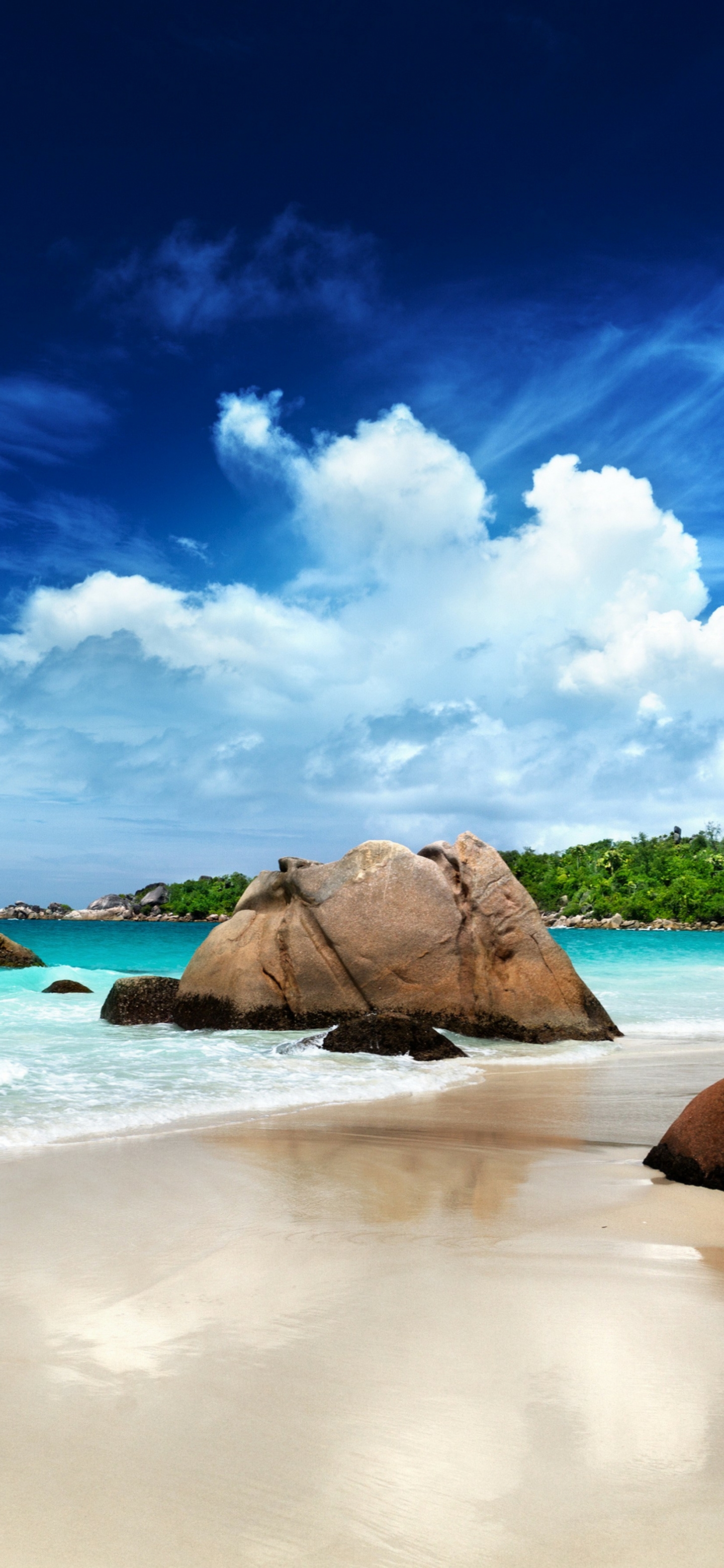 Скачати мобільні шпалери Земля, Сейшельські Острови, Пляжний безкоштовно.