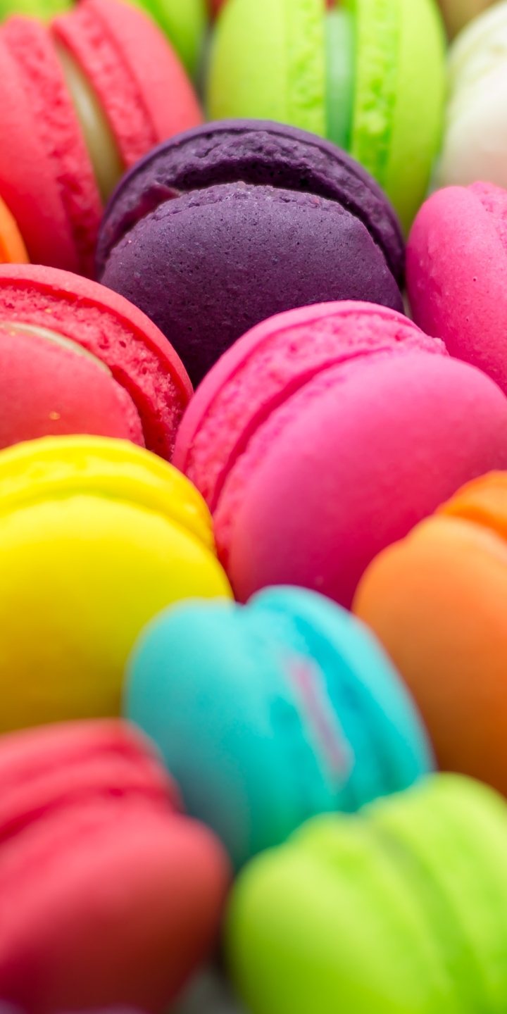 Download mobile wallpaper Food, Colors, Colorful, Sweets, Macaron for free.