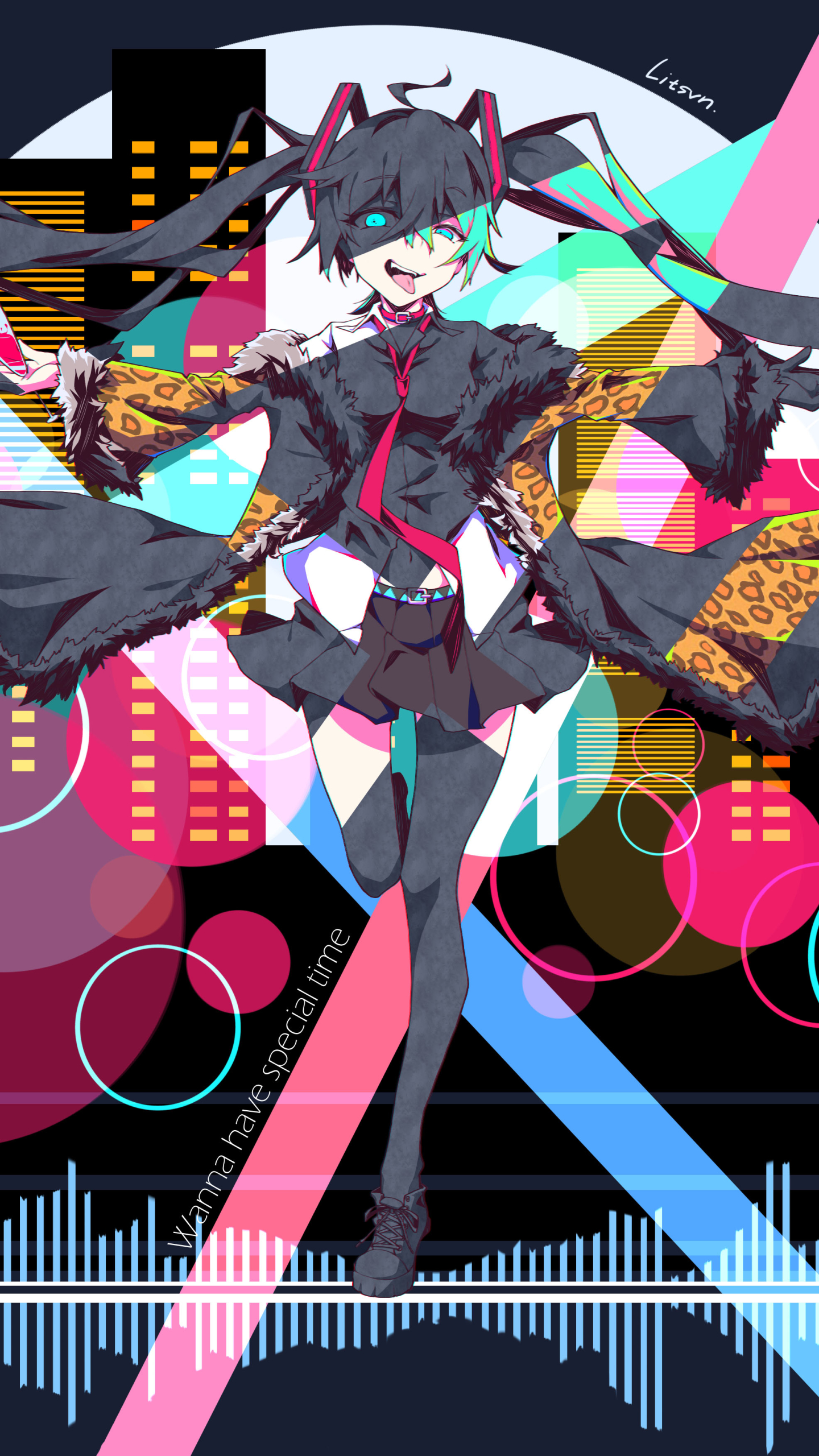 Handy-Wallpaper Vocaloid, Hatsune Miku, Animes kostenlos herunterladen.