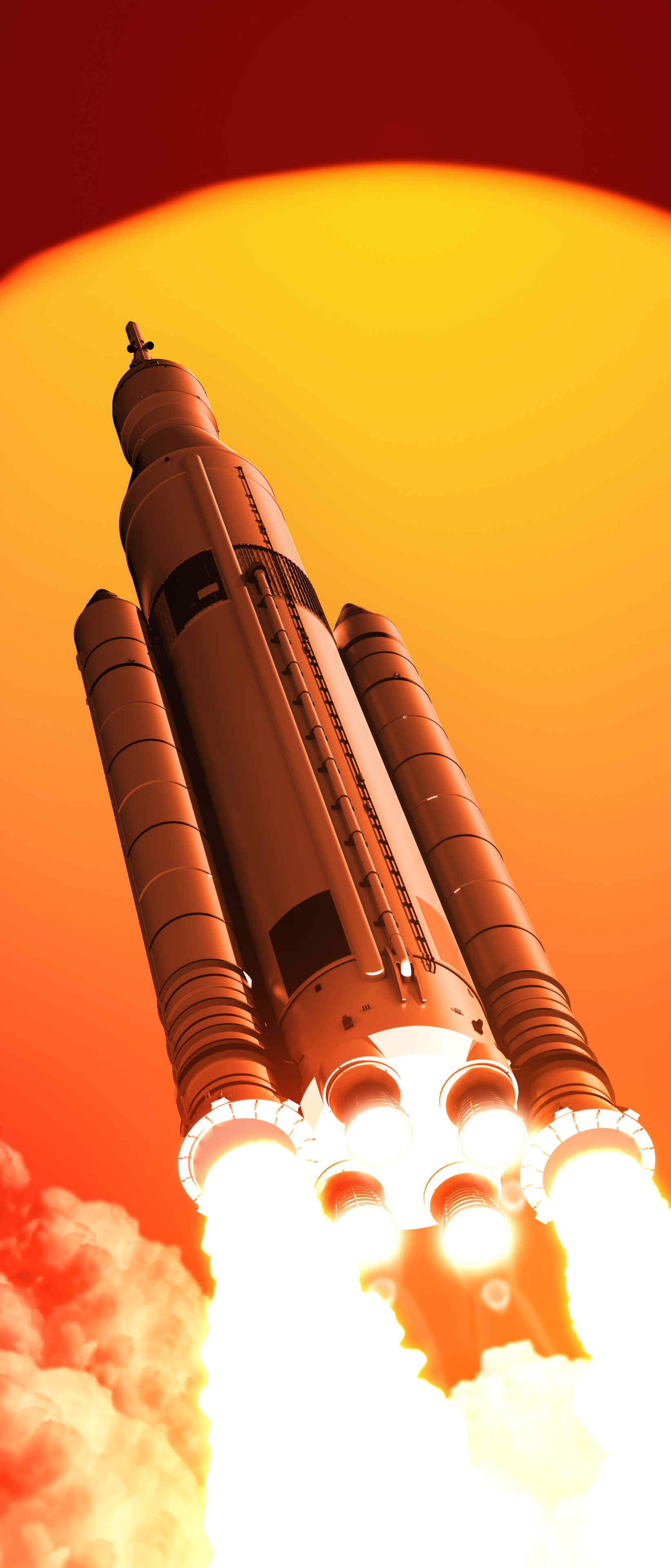 Download mobile wallpaper Rocket, Sci Fi for free.