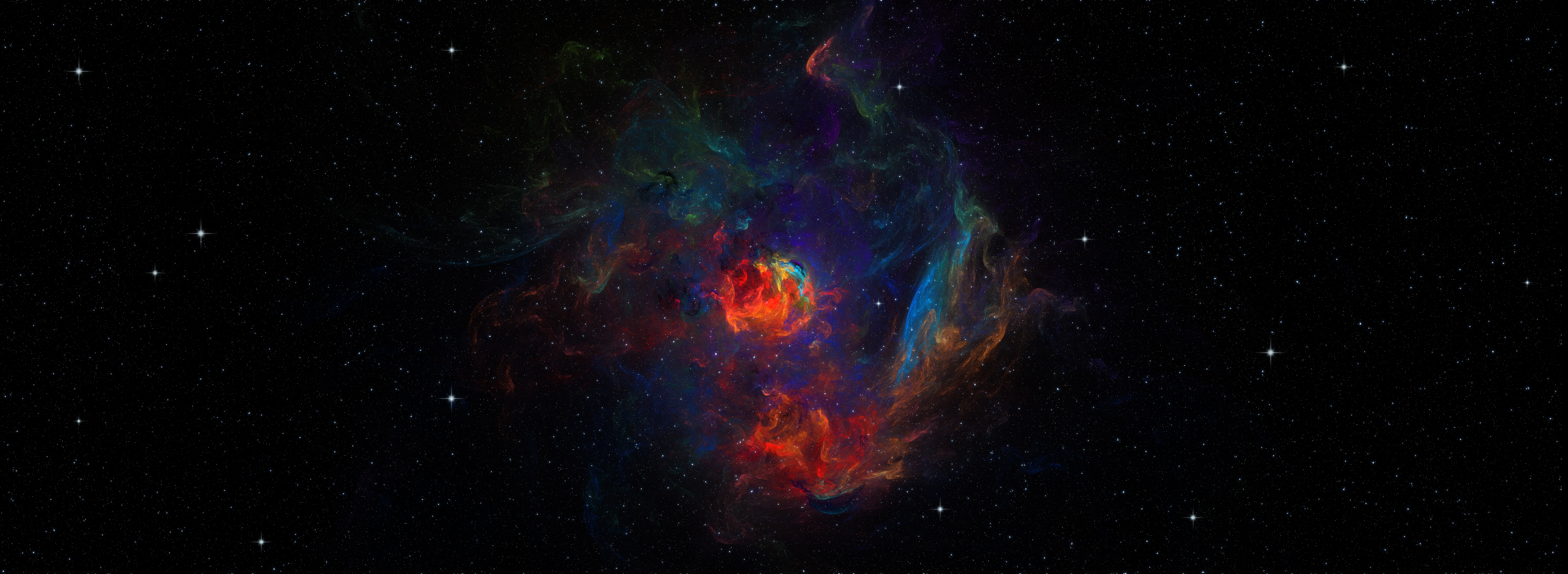 Free download wallpaper Ball, Motley, Universe, Multicolored on your PC desktop