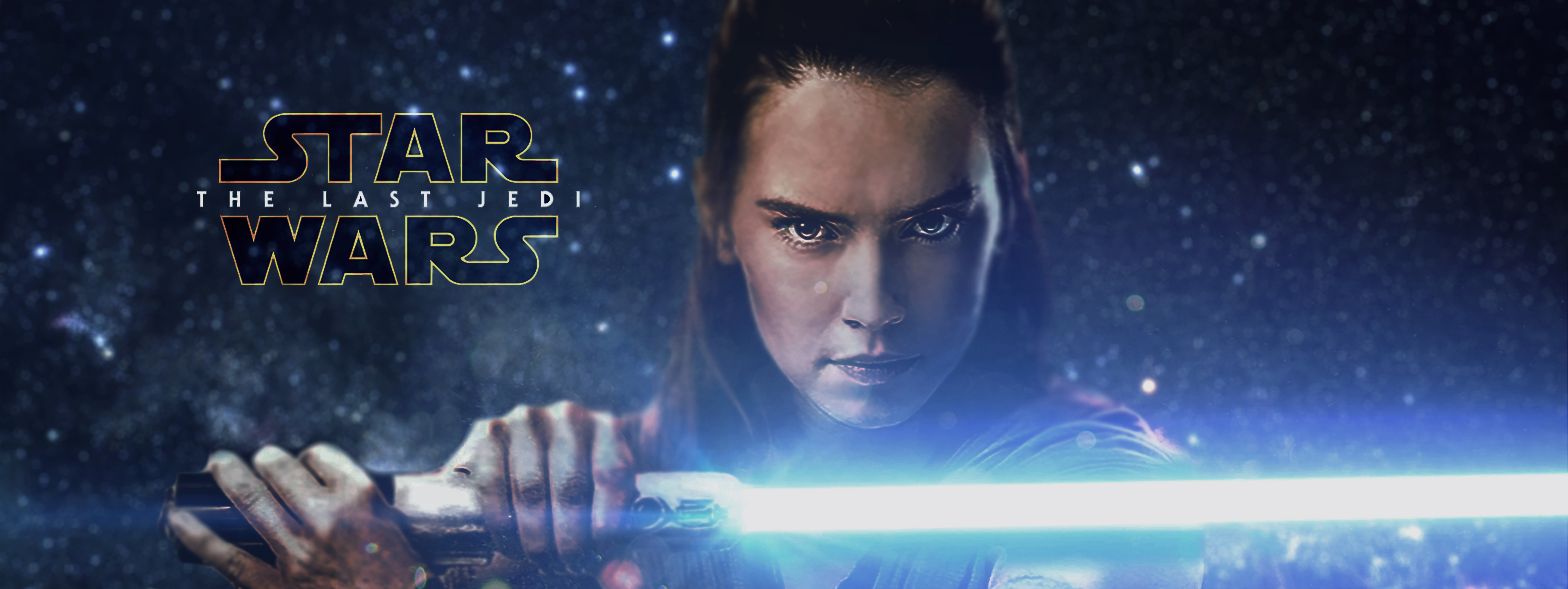 Free download wallpaper Star Wars, Lightsaber, Movie, Daisy Ridley, Rey (Star Wars), Star Wars: The Last Jedi on your PC desktop