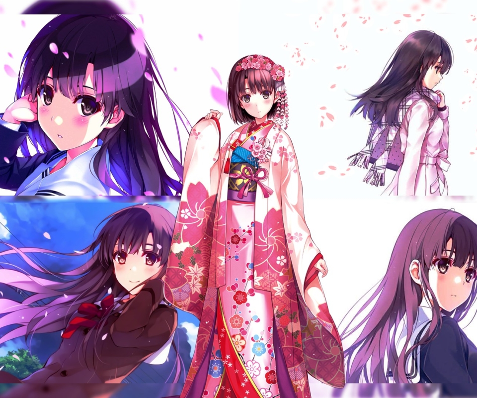 Free download wallpaper Anime, Long Hair, Saekano: How To Raise A Boring Girlfriend, Megumi Katō on your PC desktop
