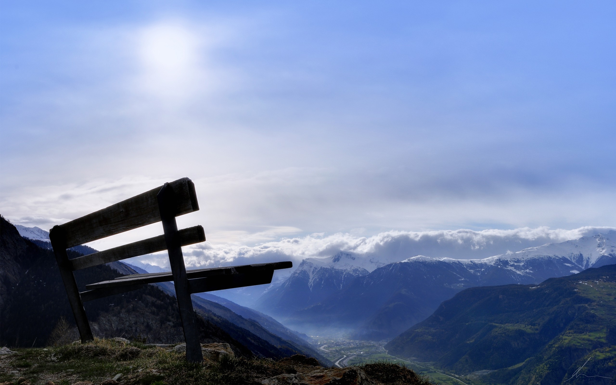 Free download wallpaper Bench, Man Made on your PC desktop