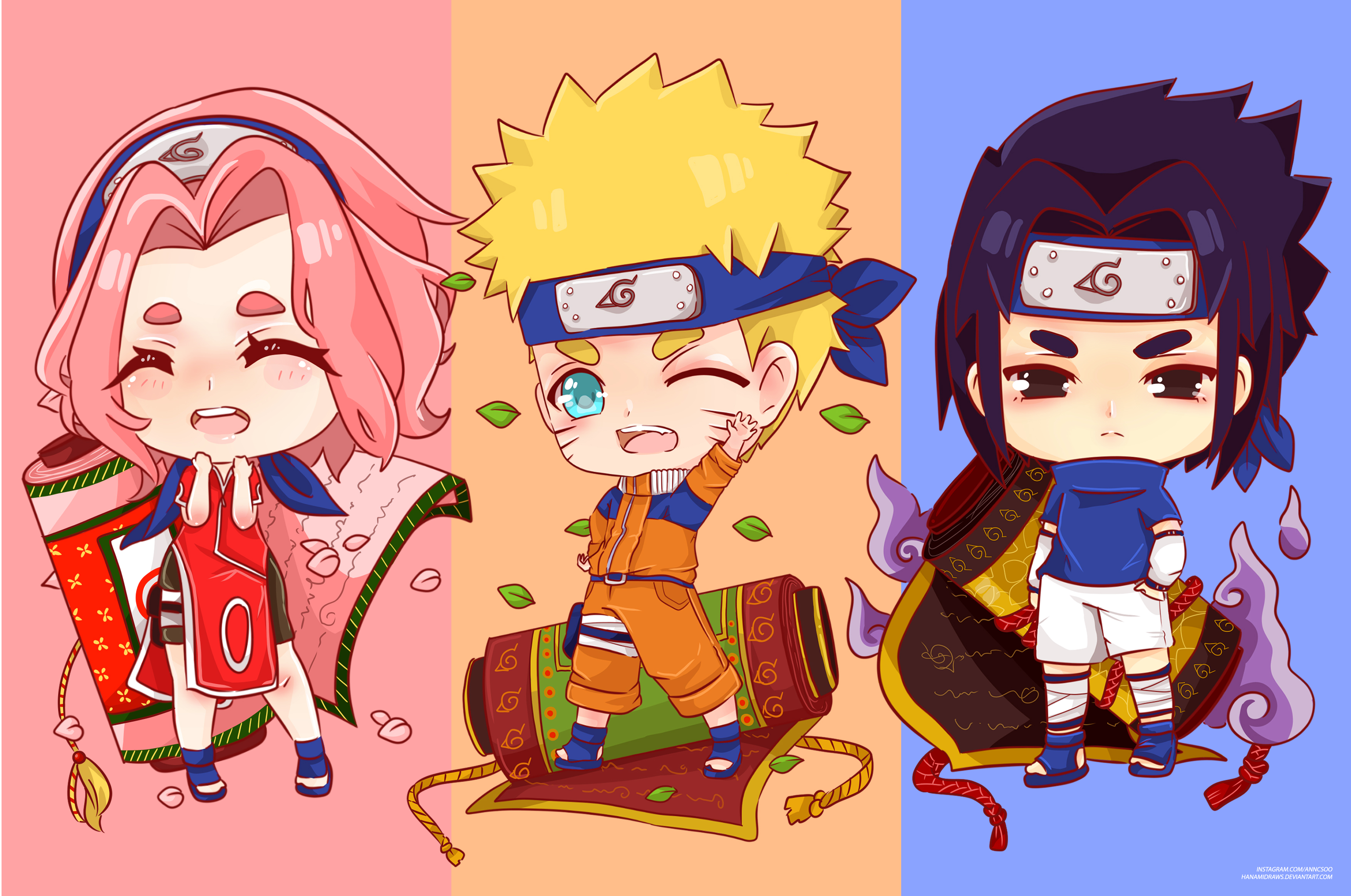 Handy-Wallpaper Naruto, Animes, Sasuke Uchiha, Sakura Haruno, Naruto Uzumaki kostenlos herunterladen.