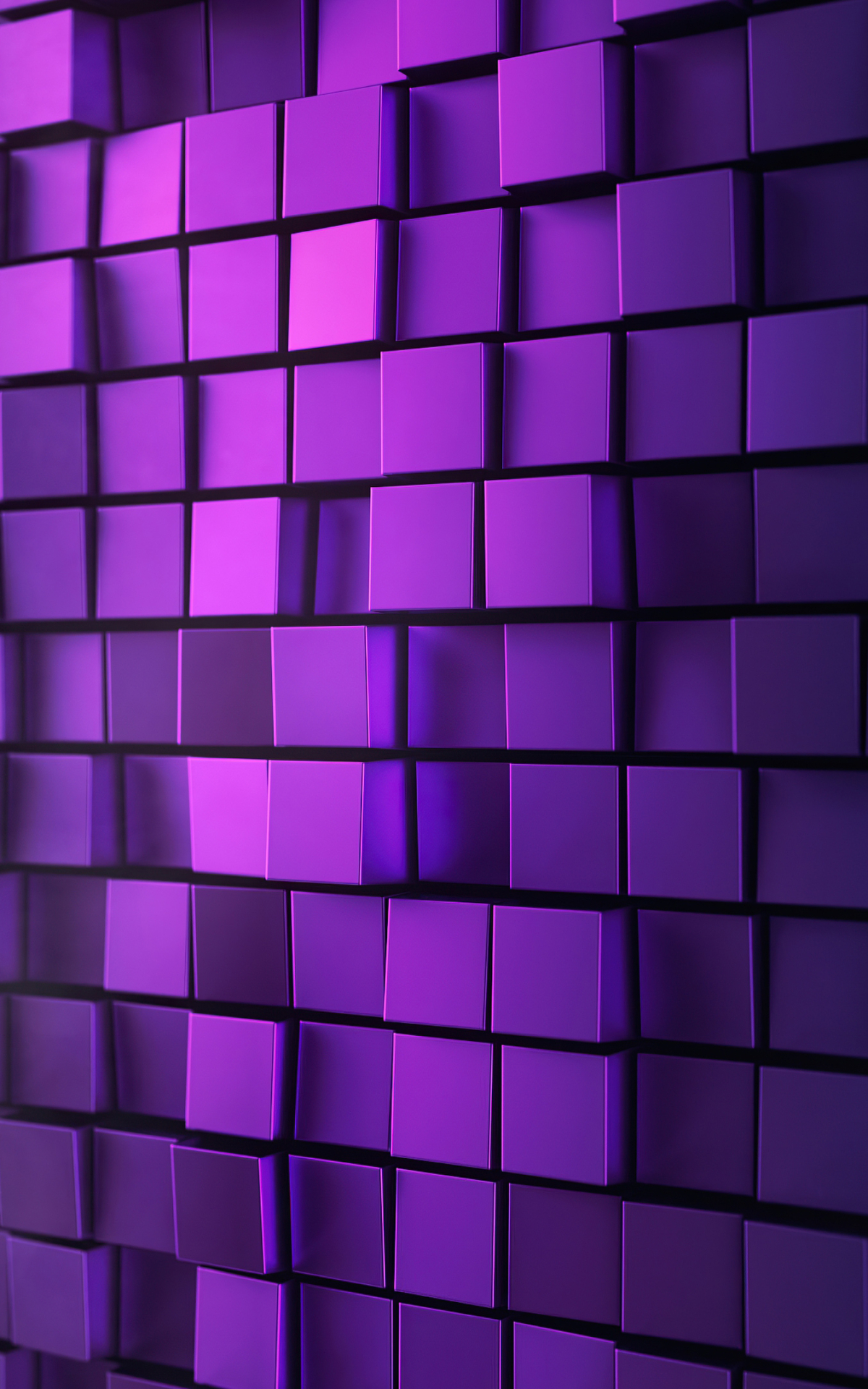 無料モバイル壁紙パターン, 概要, 紫の, キューブをダウンロードします。