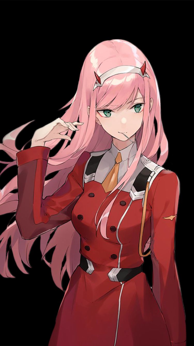 Handy-Wallpaper Animes, Darling In The Franxx, Zero Two (Liebling Im Franxx) kostenlos herunterladen.