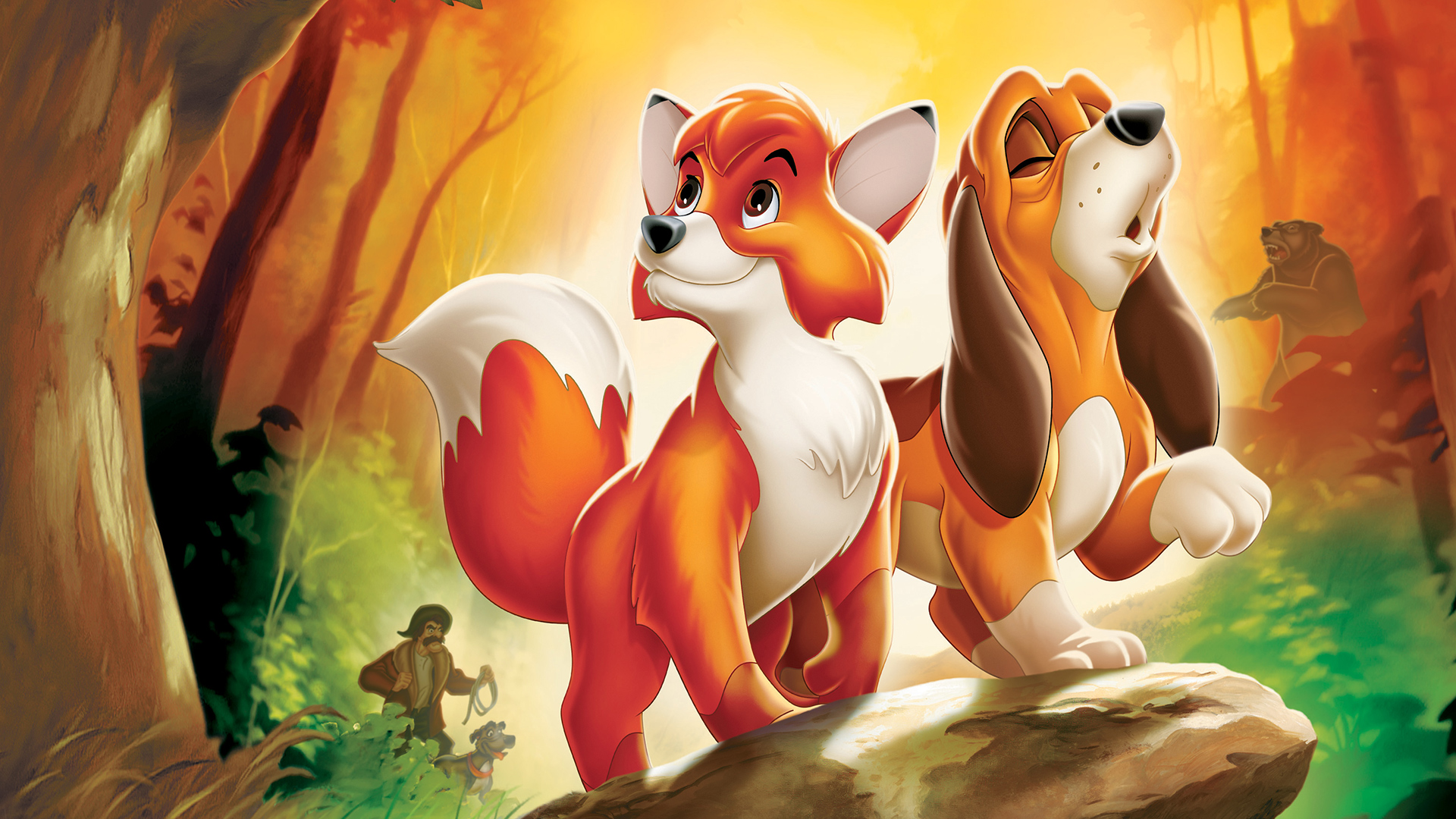 Free download wallpaper Movie, The Fox And The Hound on your PC desktop