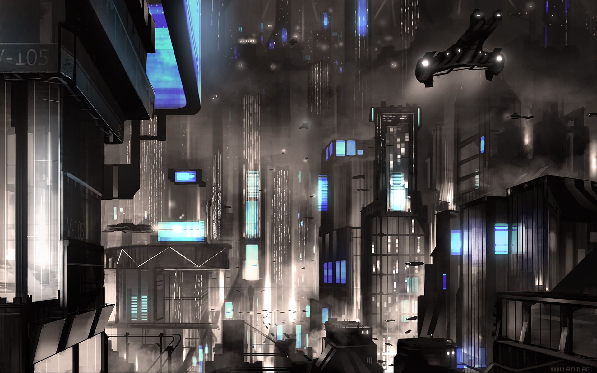 Free download wallpaper City, Sci Fi on your PC desktop