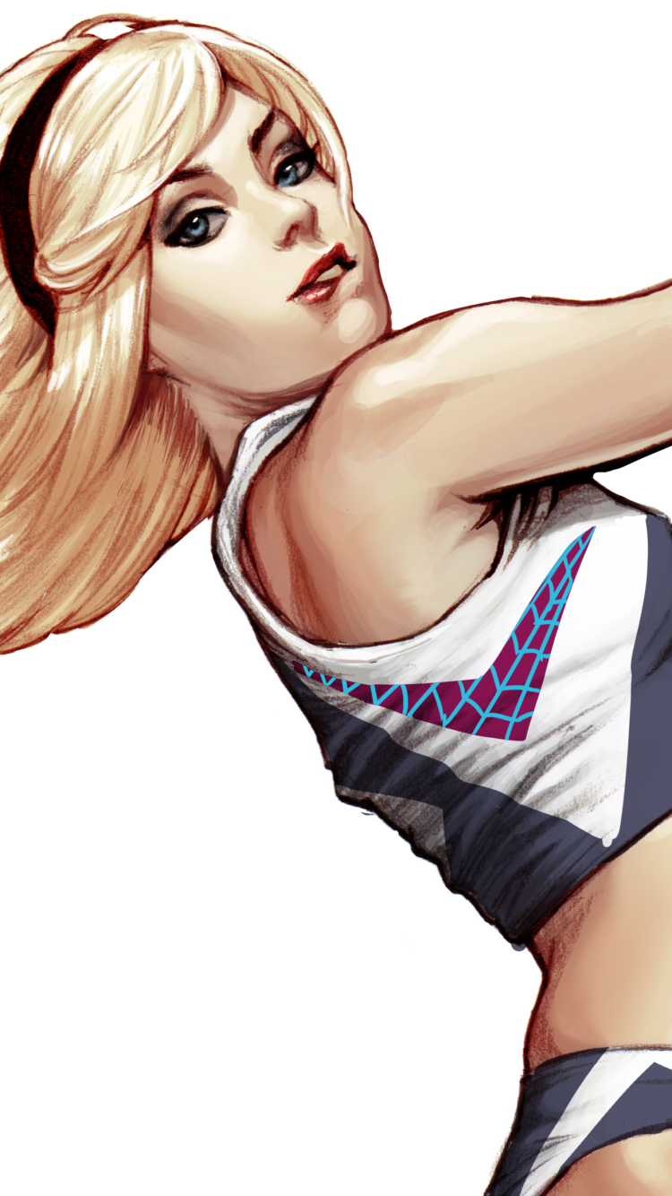 Handy-Wallpaper Comics, Spider Gwen kostenlos herunterladen.