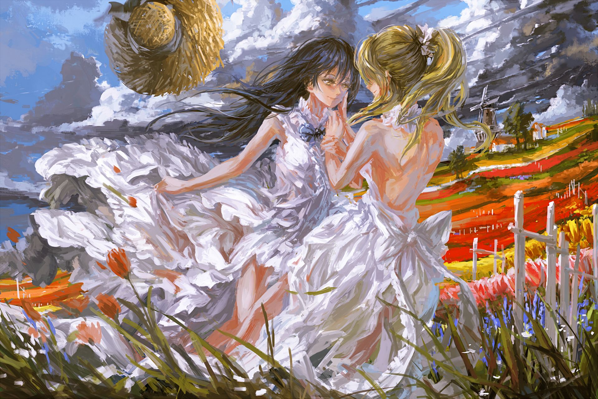 Laden Sie das Animes, Eri Ayase, Umi Sonoda, Liebesleben!-Bild kostenlos auf Ihren PC-Desktop herunter