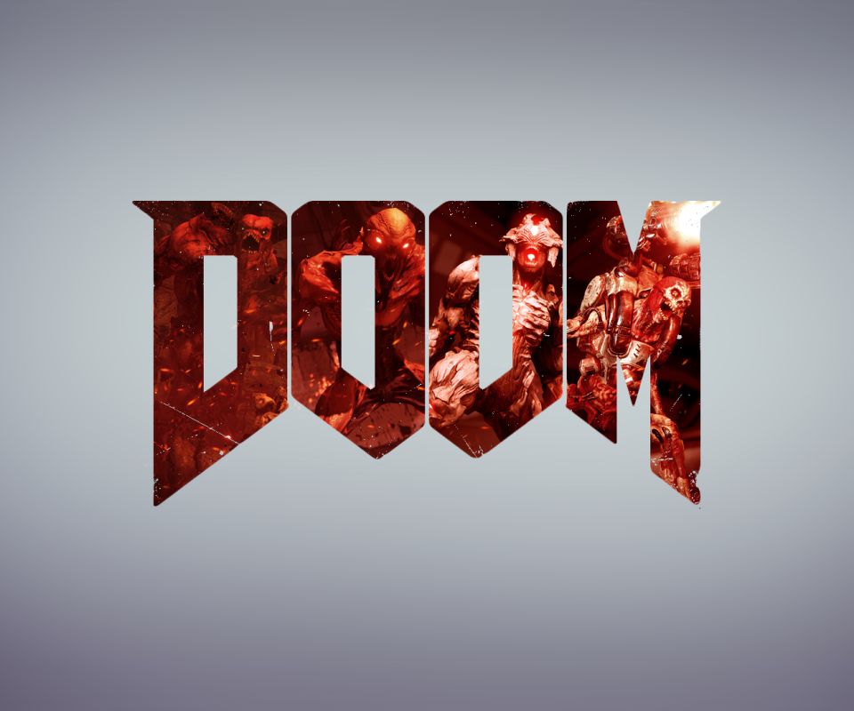 Download mobile wallpaper Doom, Video Game, Minimalist, Doom (2016) for free.
