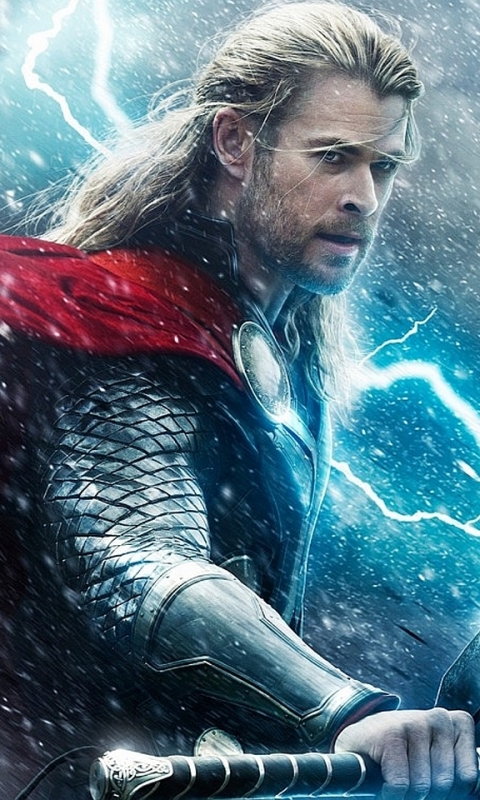 Handy-Wallpaper Filme, Thor, Chris Hemsworth, Thor The Dark Kingdom kostenlos herunterladen.