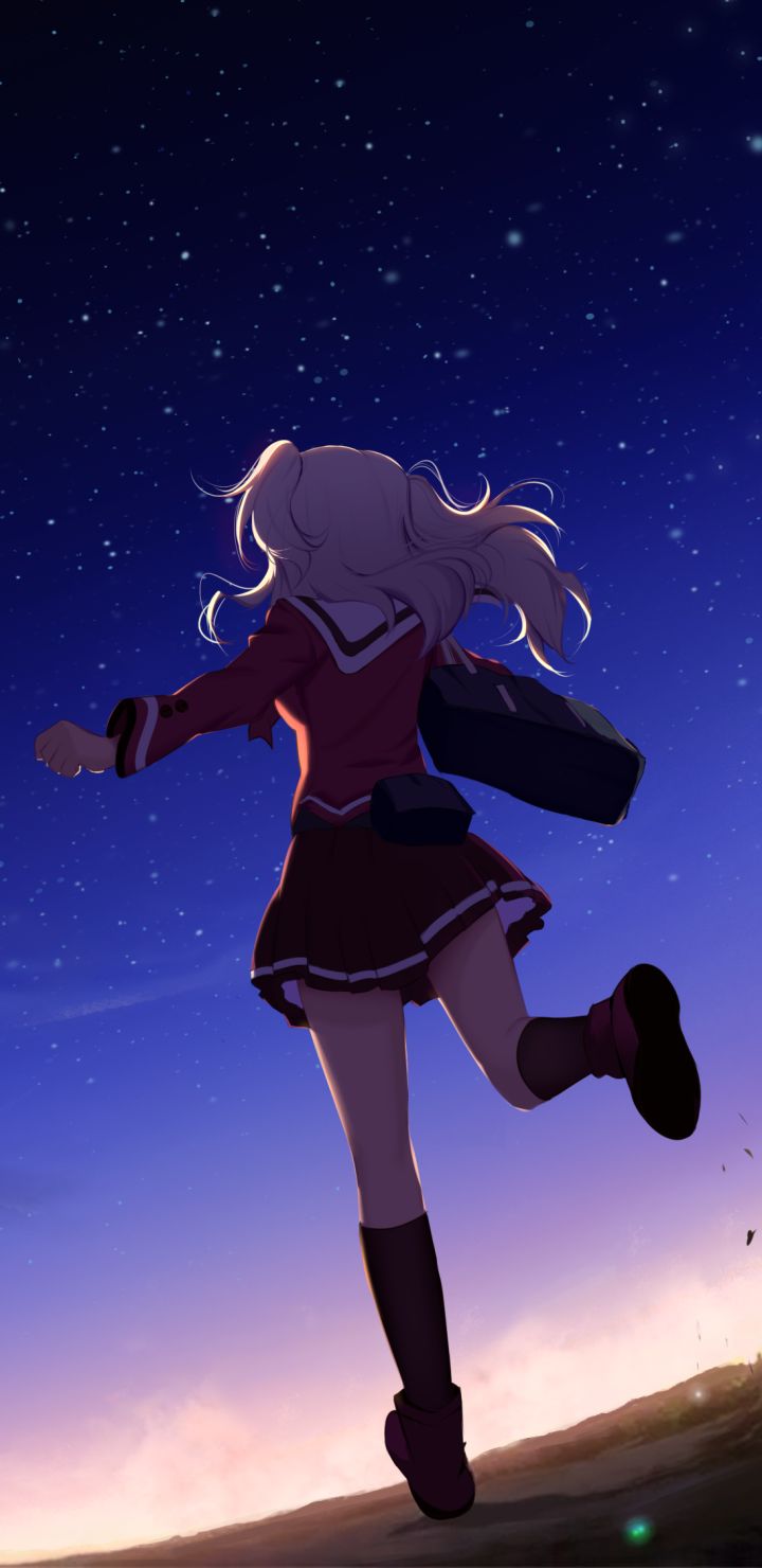 Descarga gratuita de fondo de pantalla para móvil de Charlotte, Animado, Nao Tomori.