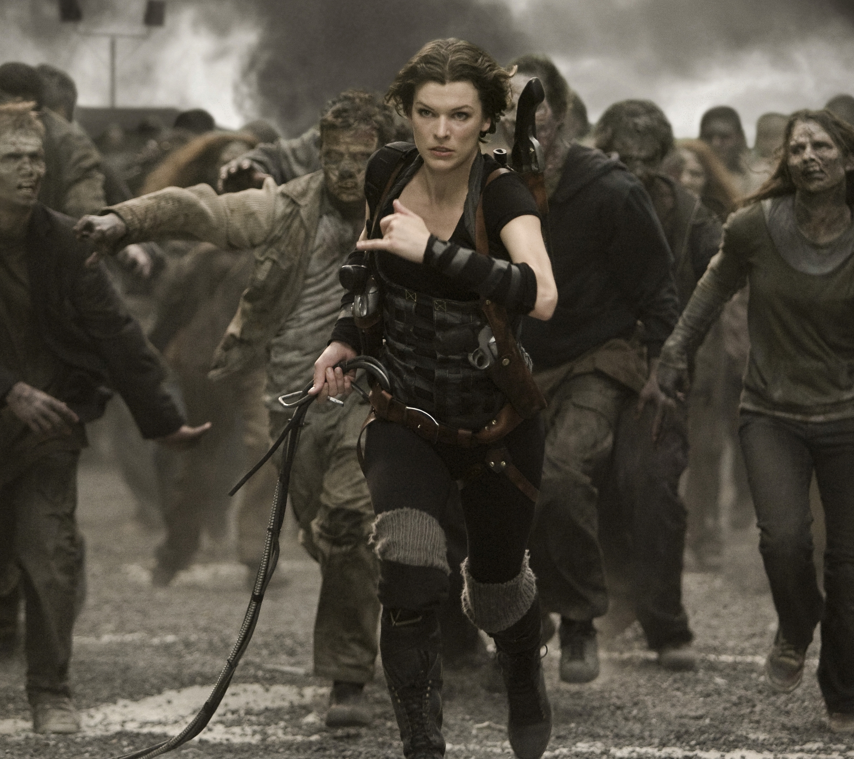 Download mobile wallpaper Resident Evil, Milla Jovovich, Movie, Zombie, Resident Evil: Afterlife for free.