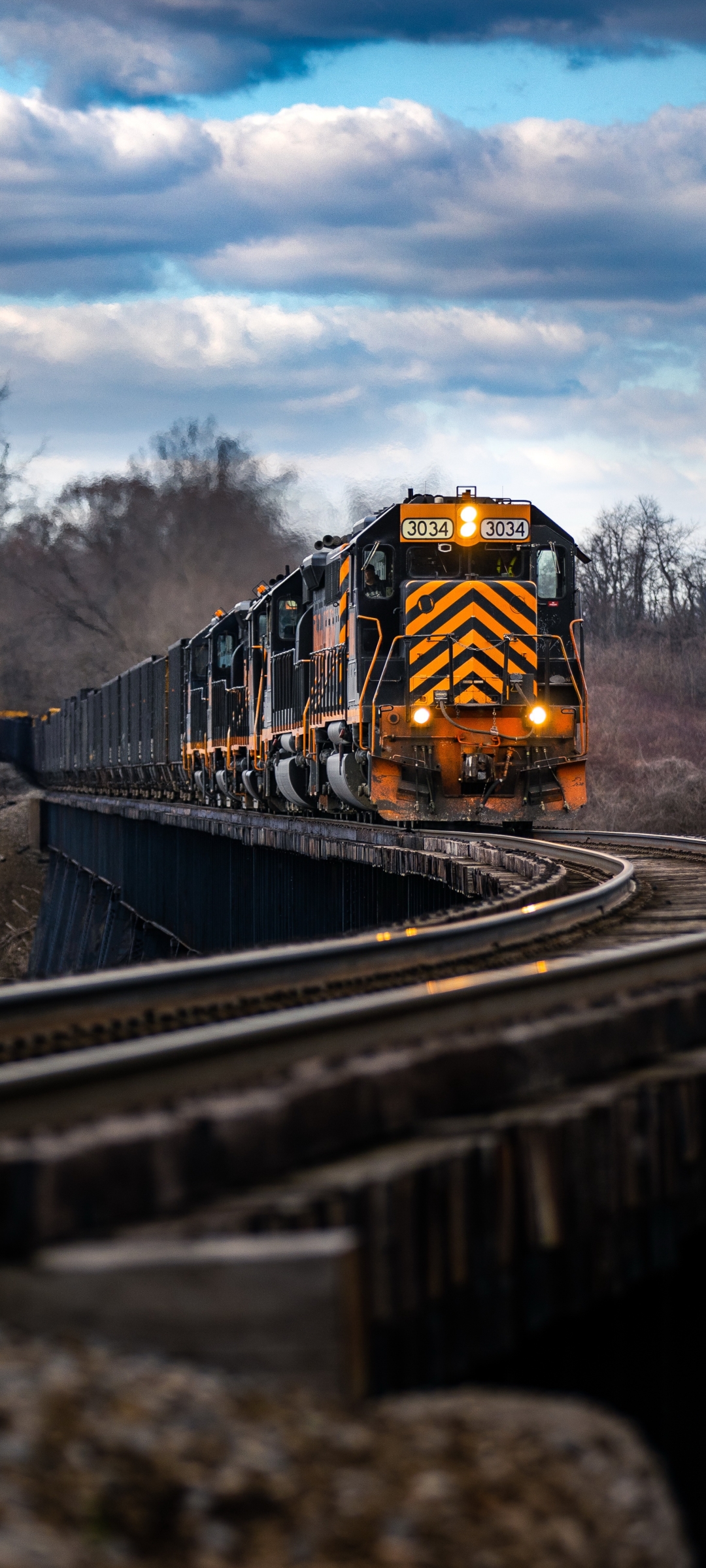 Download mobile wallpaper Train, Locomotive, Railroad, Vehicles for free.