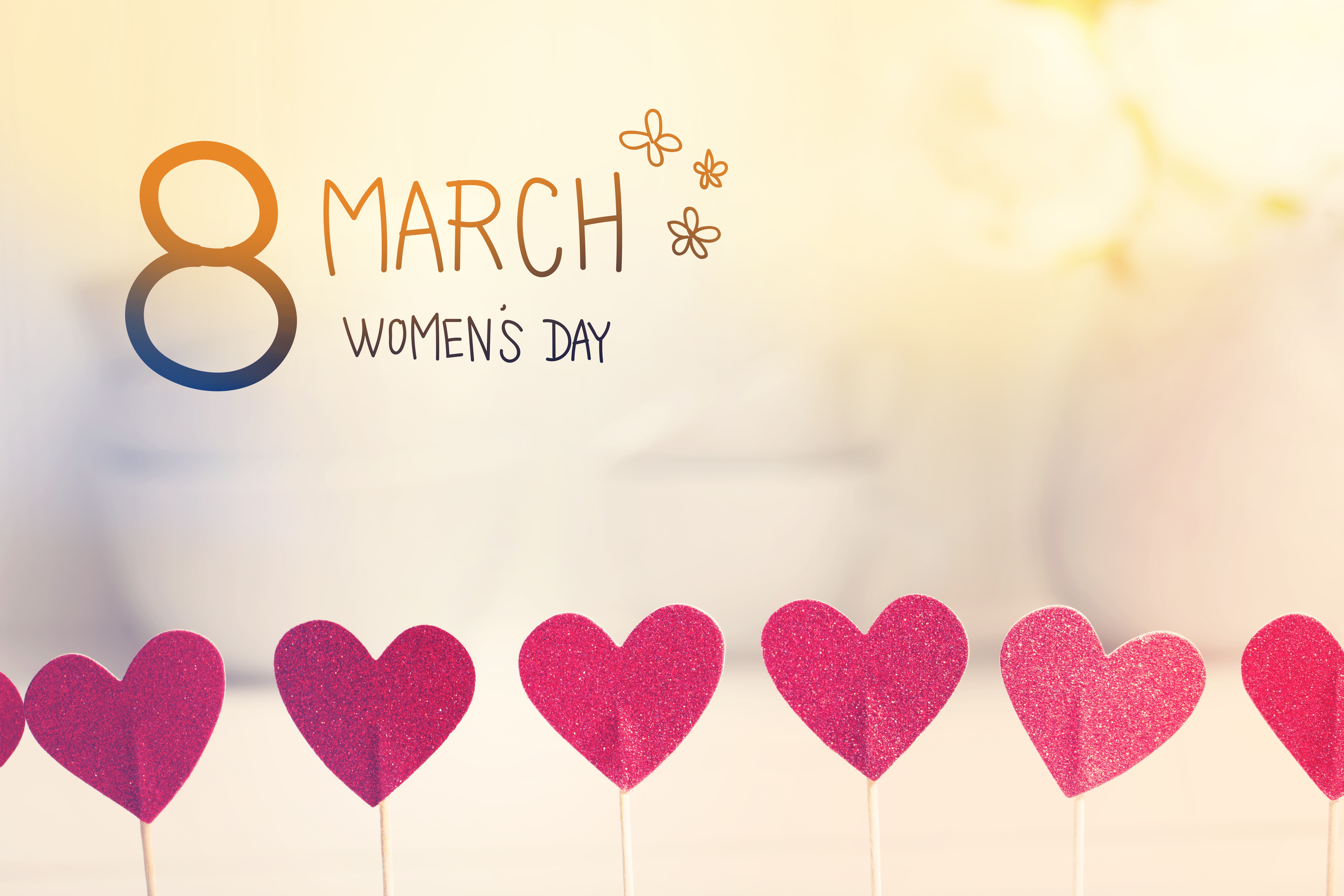 Download mobile wallpaper Holiday, Heart, Women's Day for free.