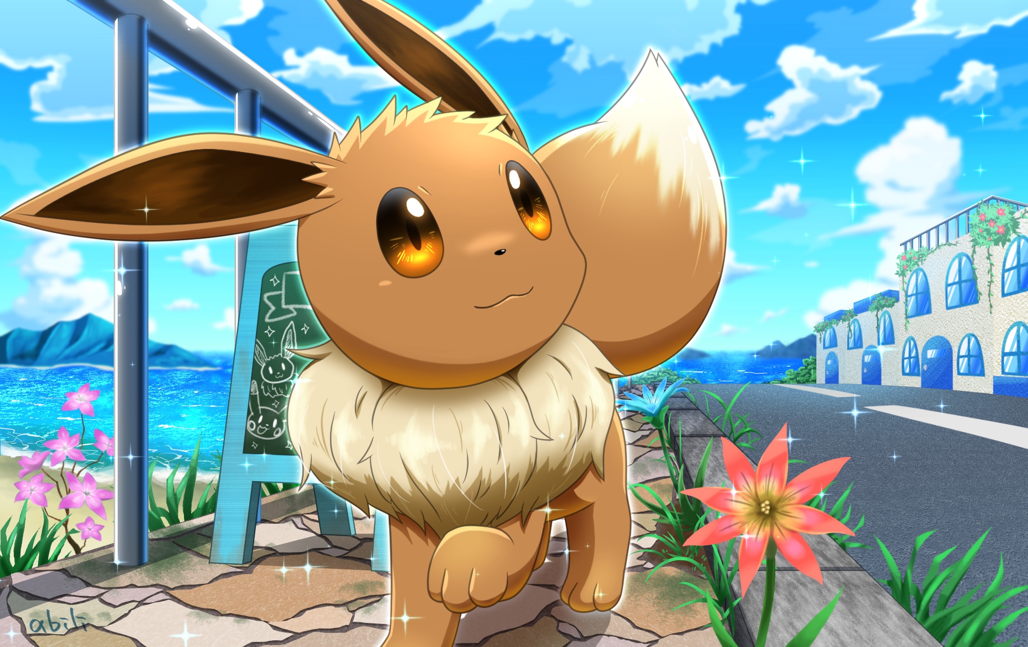 Laden Sie das Pokémon, Animes, Evoli (Pokémon)-Bild kostenlos auf Ihren PC-Desktop herunter