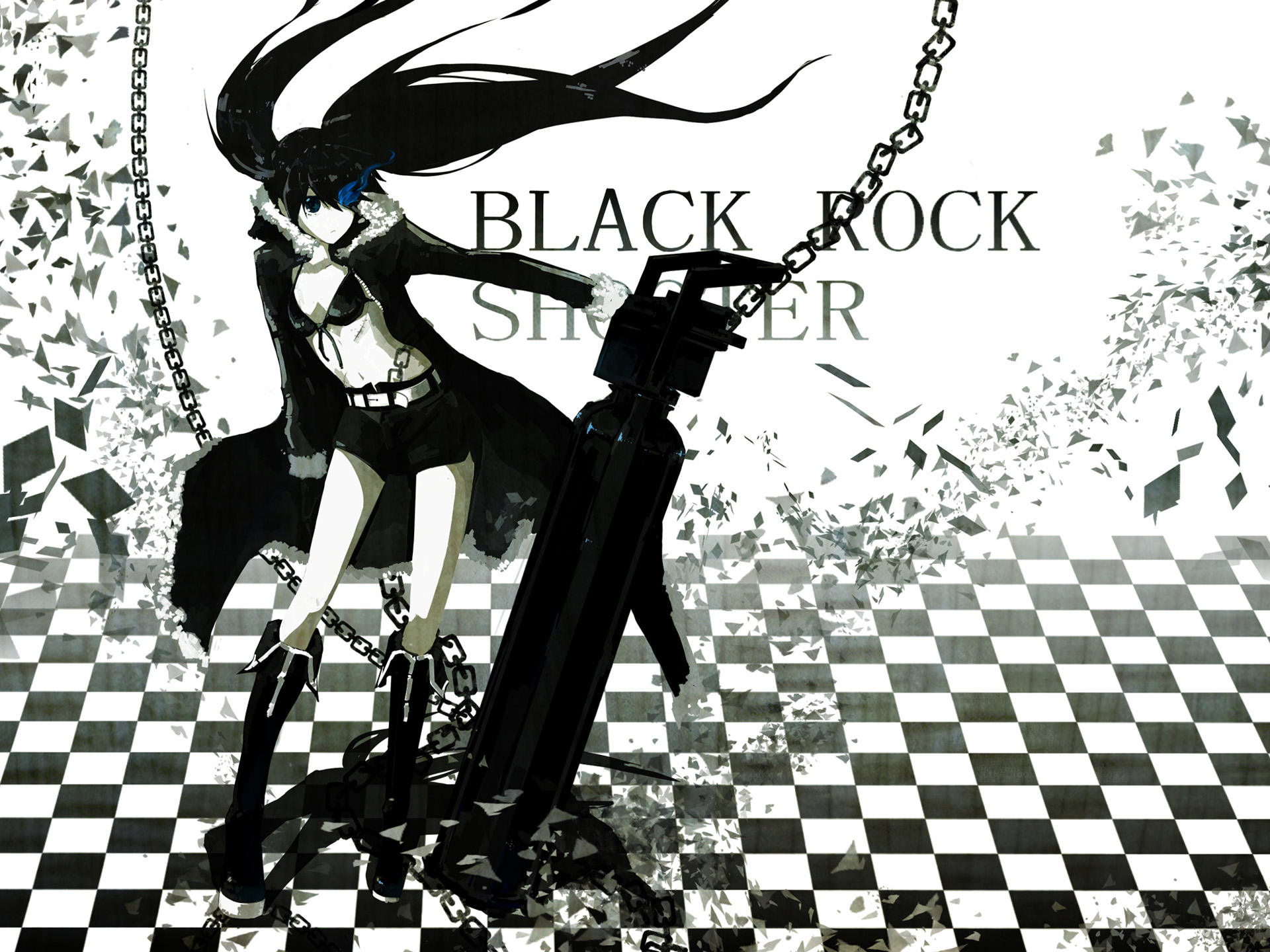 Free download wallpaper Anime, Black Rock Shooter on your PC desktop