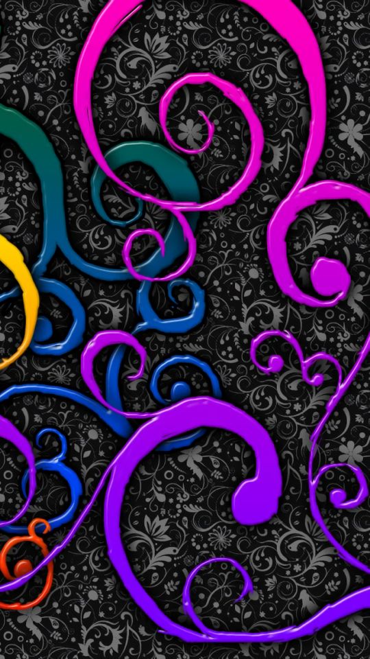 Download mobile wallpaper Abstract, Colors, Design, Swirl for free.