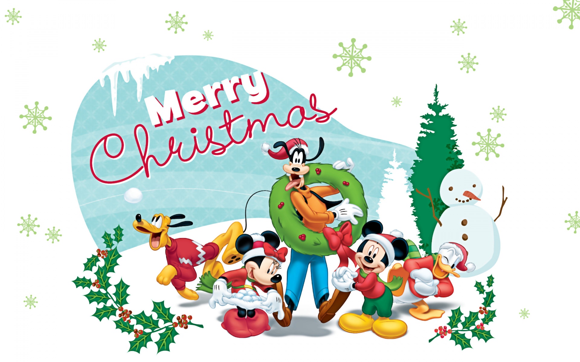 621146壁紙のダウンロードメリークリスマス, ホリデー, クリスマス, ドナルドダック, ミッキーマウス, ミニーマウス-スクリーンセーバーと写真を無料で