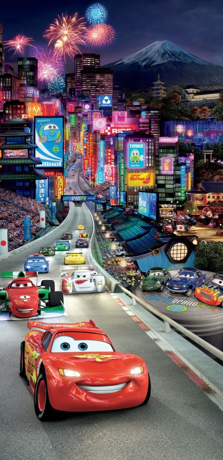 Download mobile wallpaper Cars, Collage, Movie, Disney, Cars 2 for free.